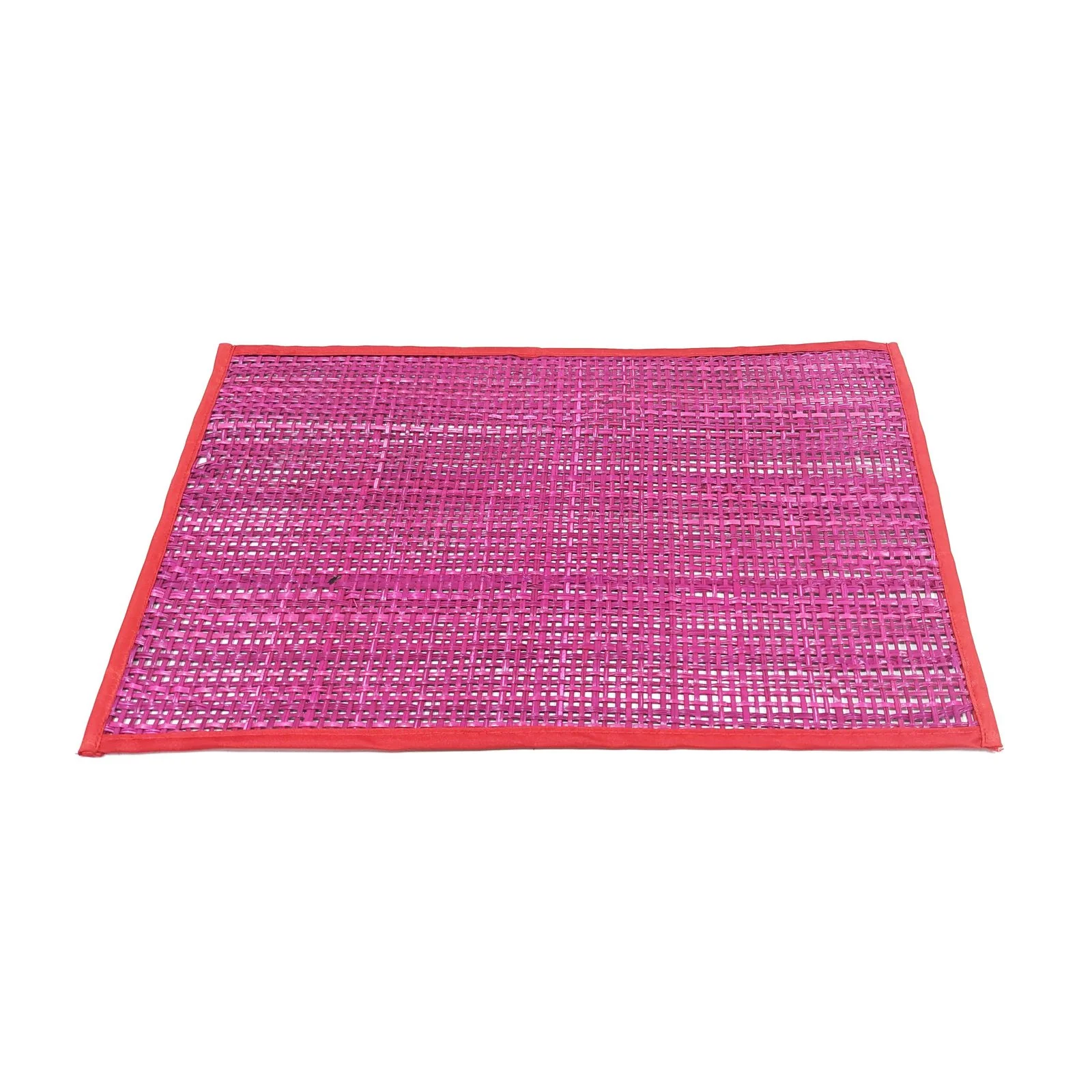 Peele Pink Seagrass Placemat - Set of 4 - Image 3