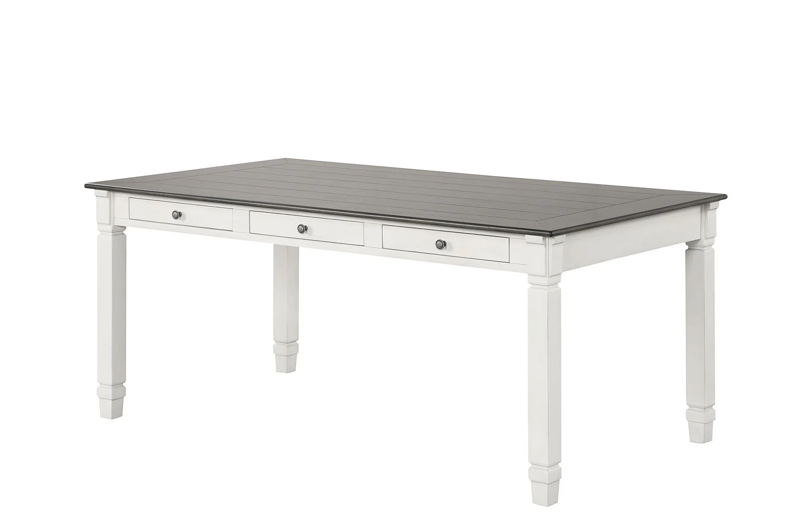 Pendola Dining Table, Rustic White - Image 4