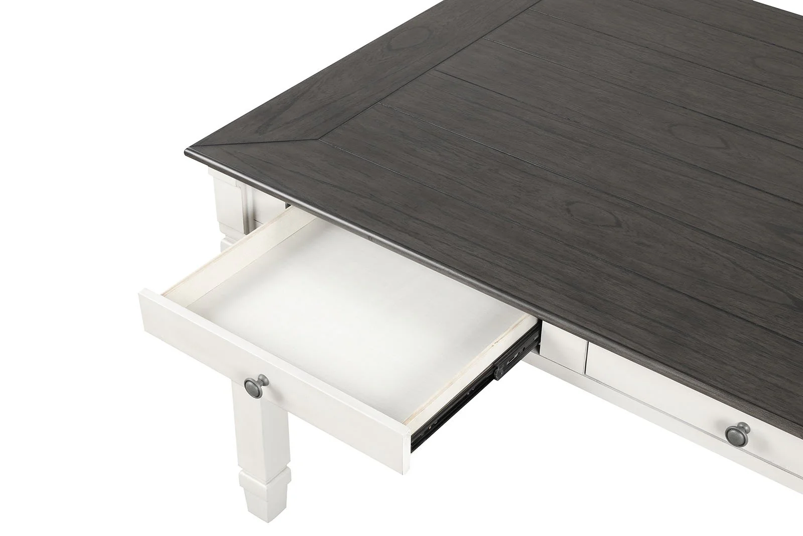 Pendola Dining Table, Rustic White - Image 5