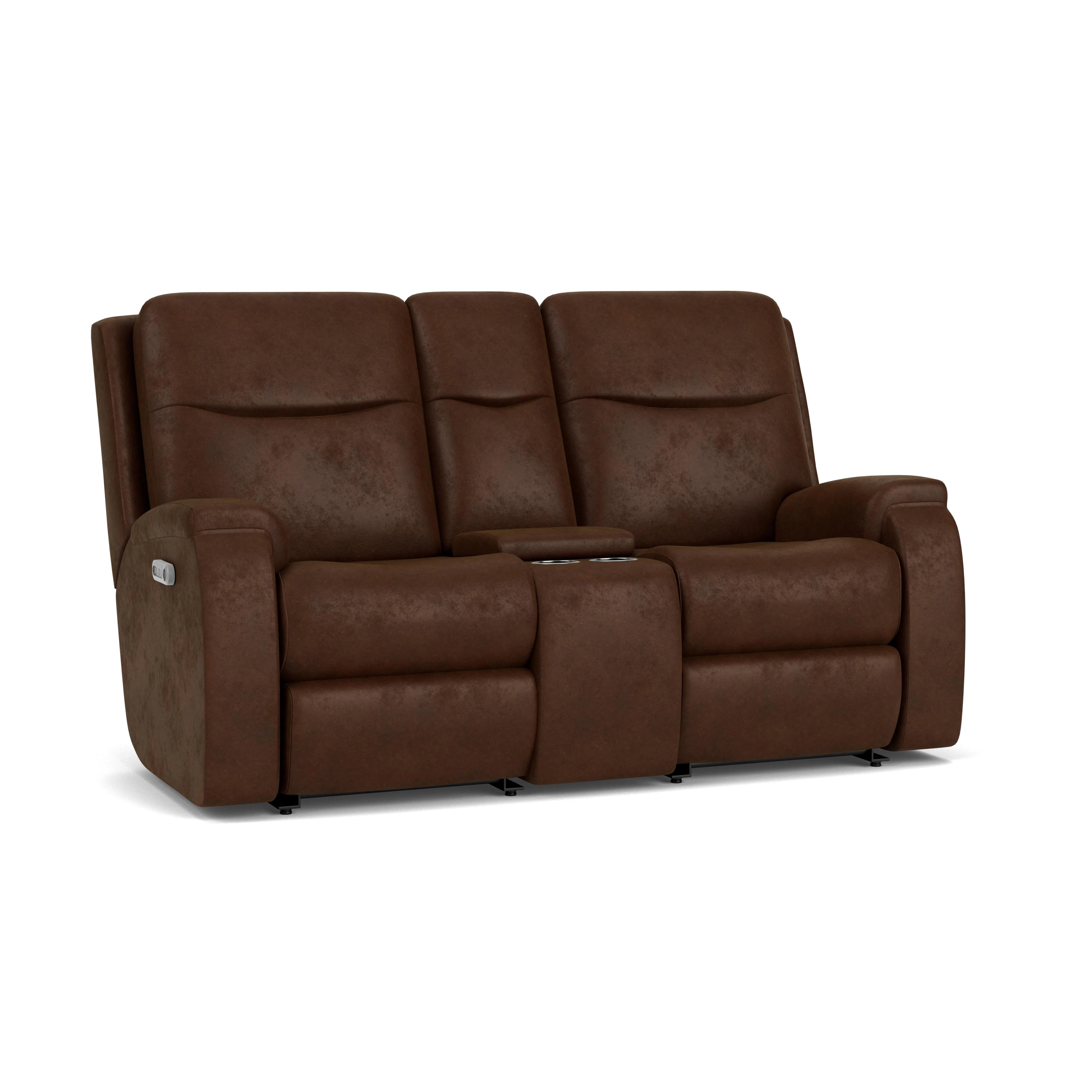 Penn 2860-601L Power Reclining Loveseat with Console & Power Headrests & Lumbar - Image 4