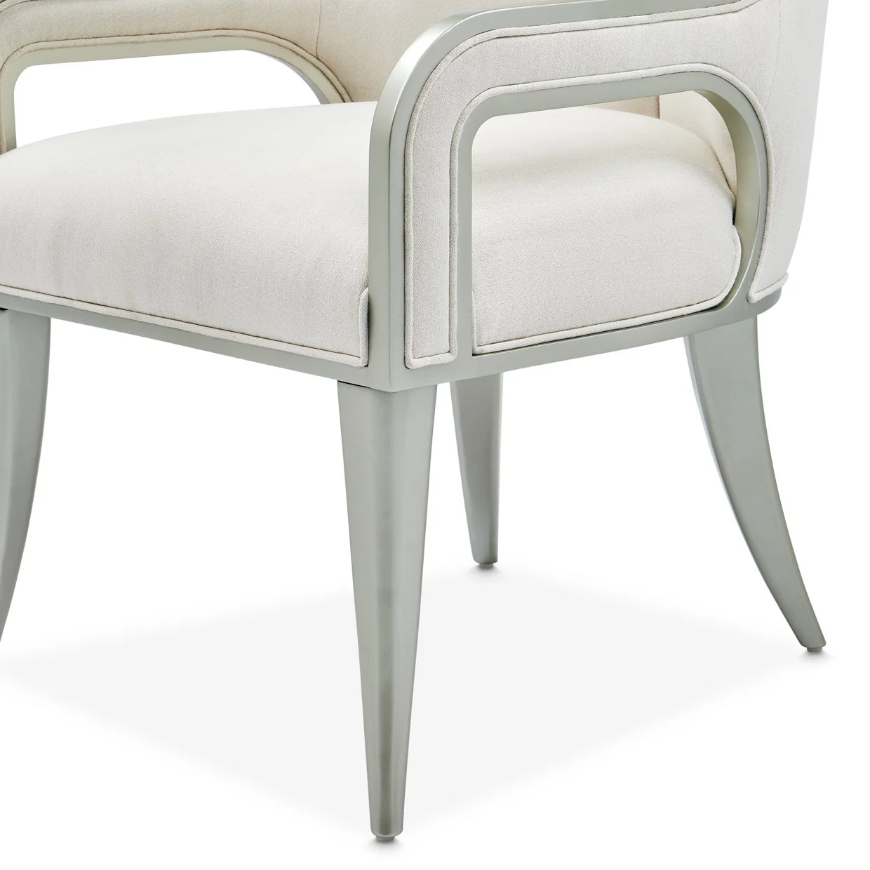 Penthouse Dining Arm Chair - Ash Gray - Image 9