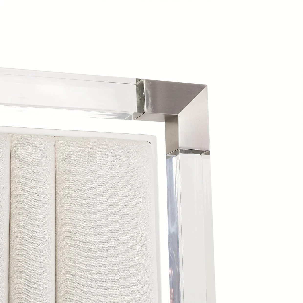 Penthouse Eastern King Short Panel Bed - Ash Gray - Image 10