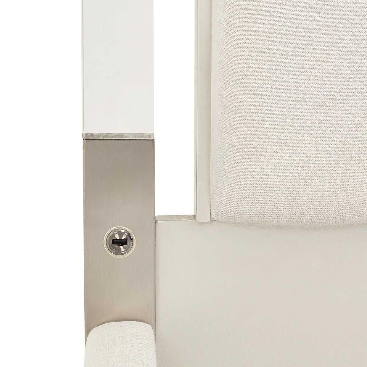 Penthouse Eastern King Short Panel Bed - Ash Gray - Image 9