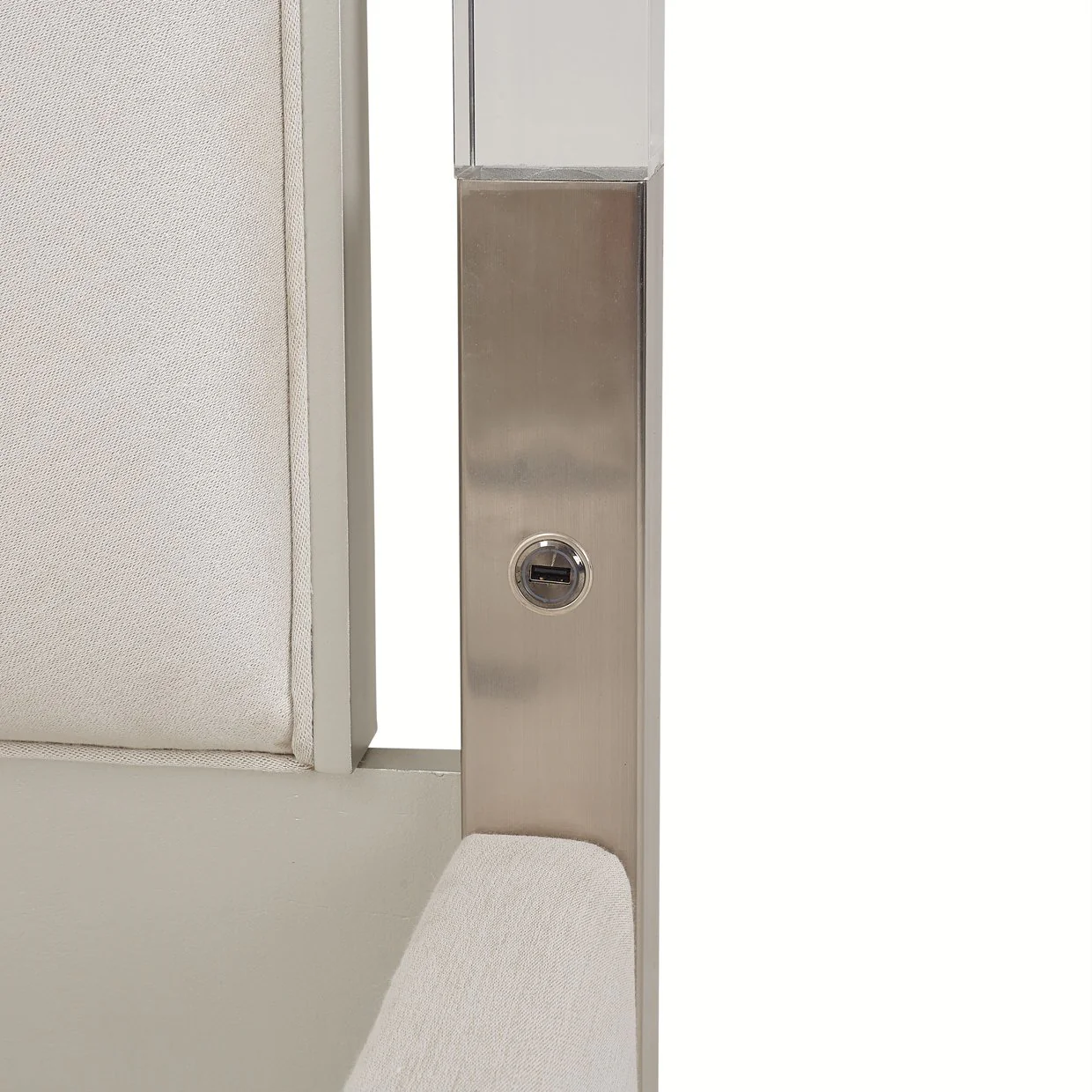Penthouse Eastern King Tall Panel Bed - Ash Gray - Image 6