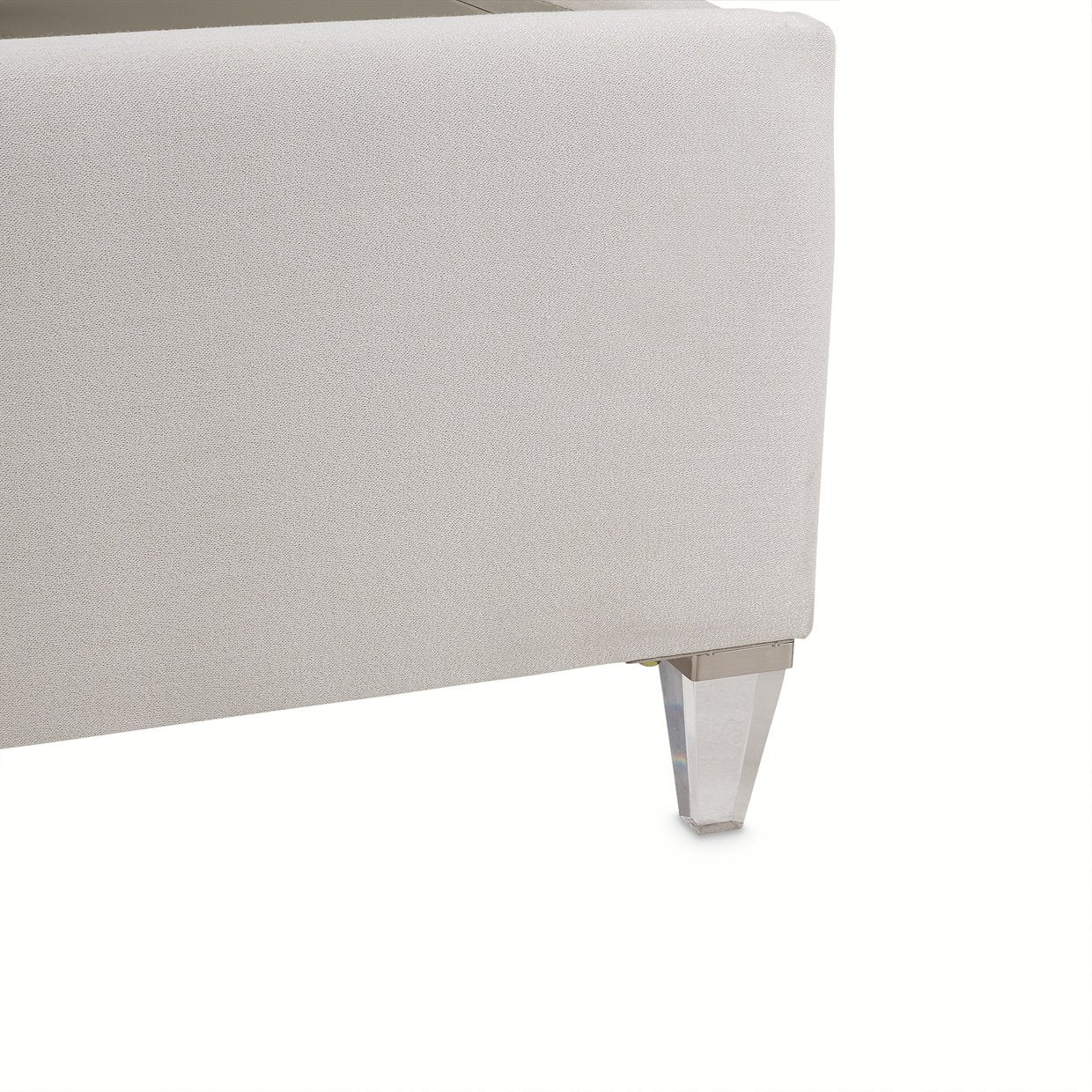 Penthouse Eastern King Tall Panel Bed - Ash Gray - Image 7