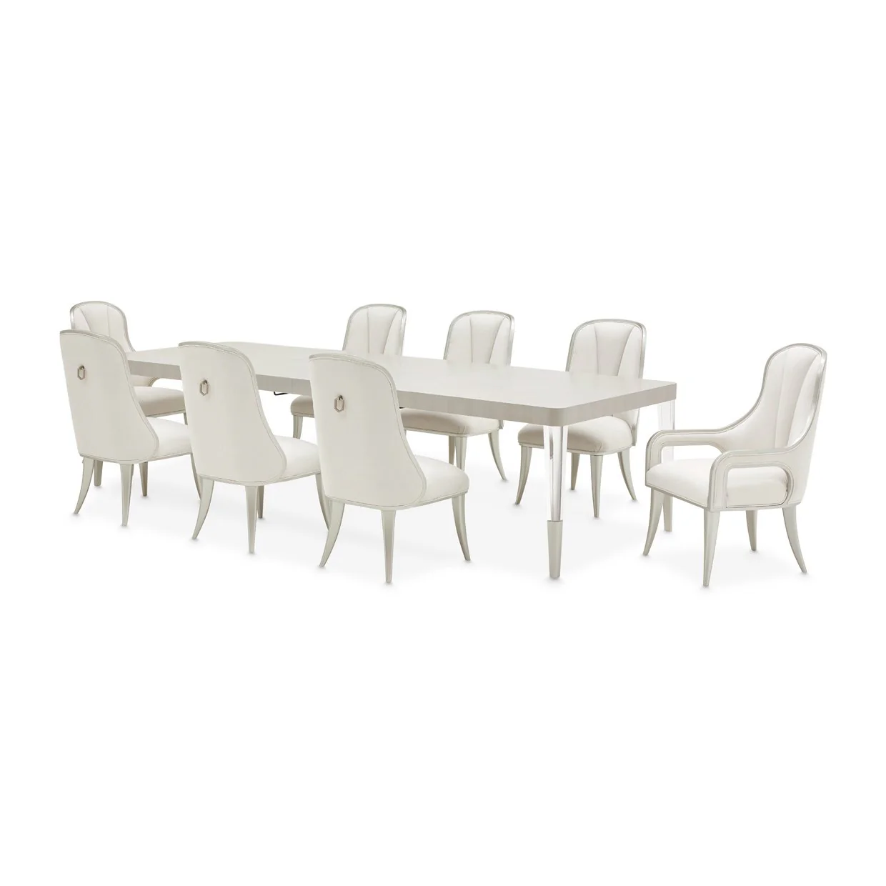Penthouse Rectangular Dining Table - Ash Gray - Image 8