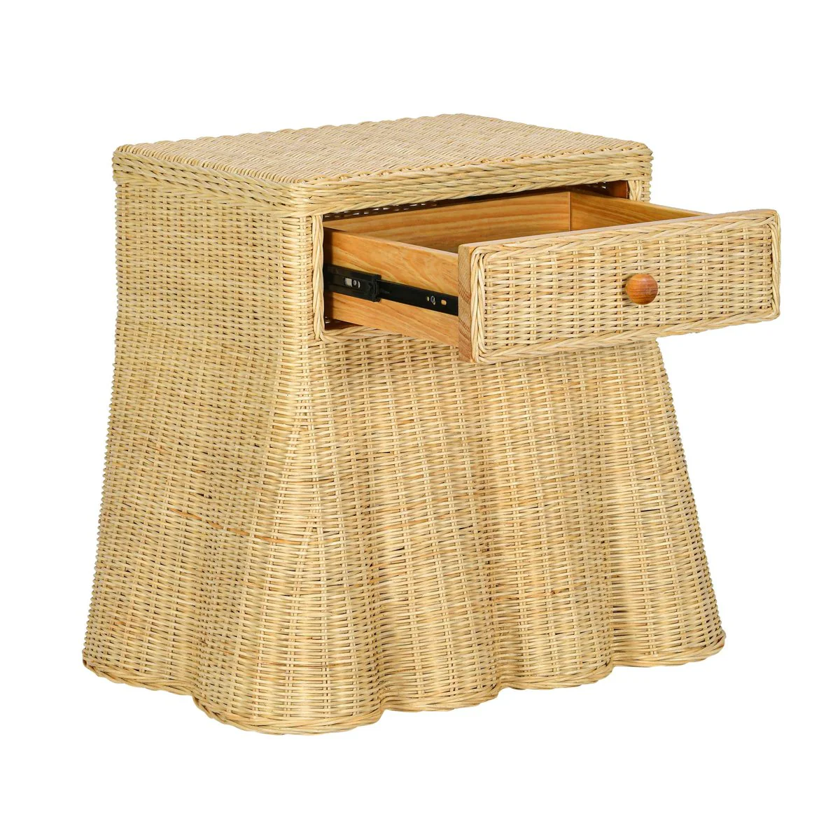 Pentra Natural Rattan Nightstand - Image 4