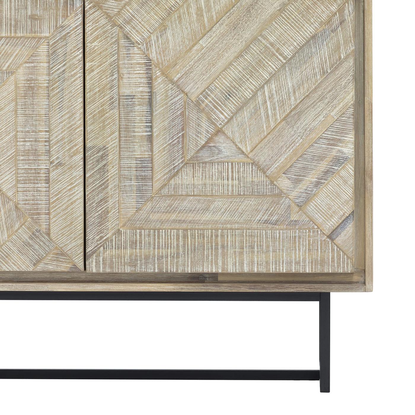 Peridot Sideboard Buffet in Natural Acacia Wood - Image 5