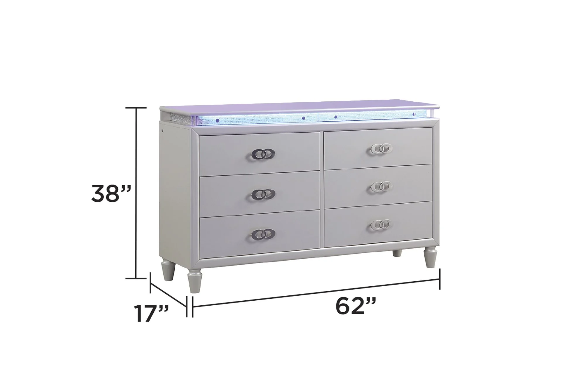 Perla Dresser Milky White - Image 4