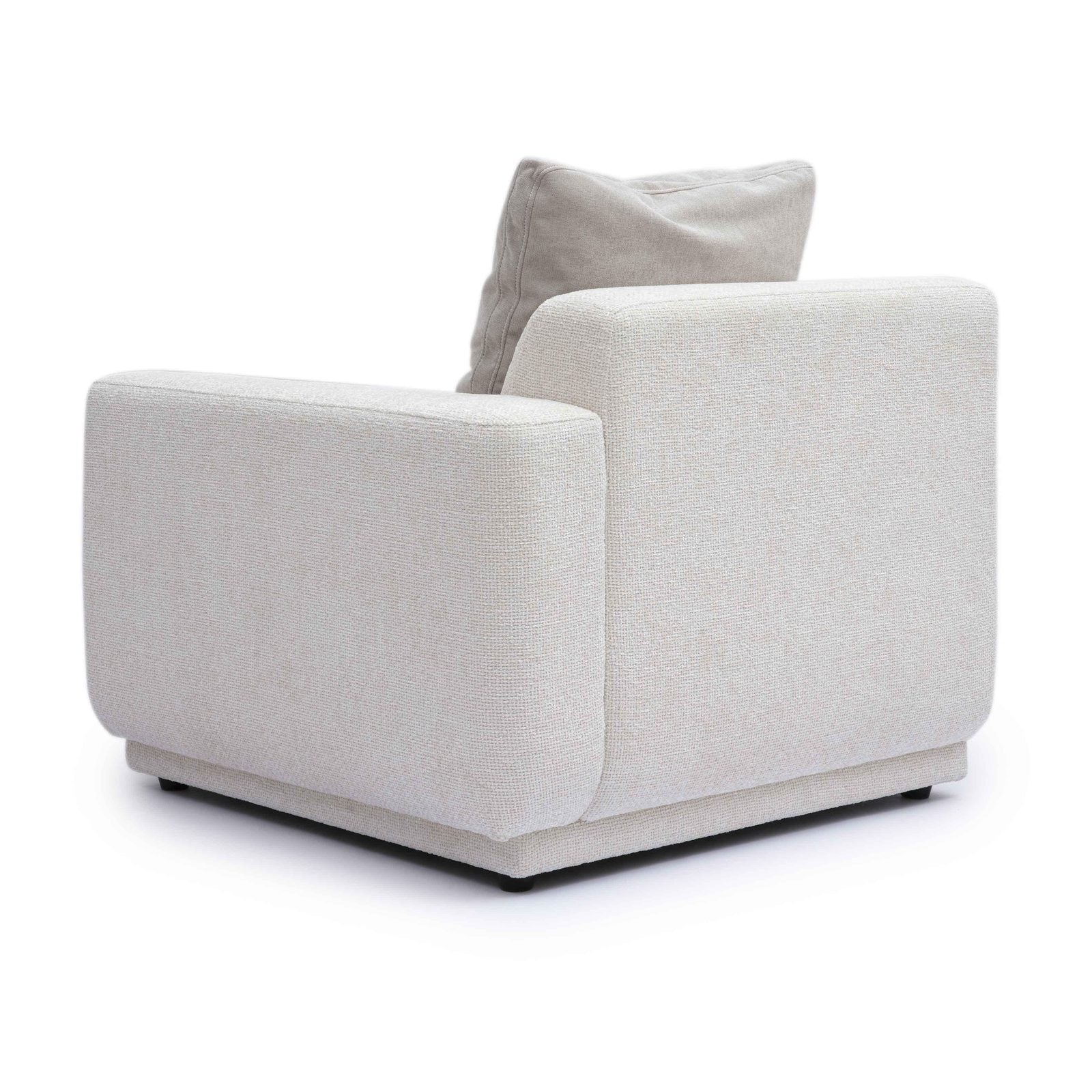 Perry Cream Chenille Modular RAF Corner Chair - Image 3