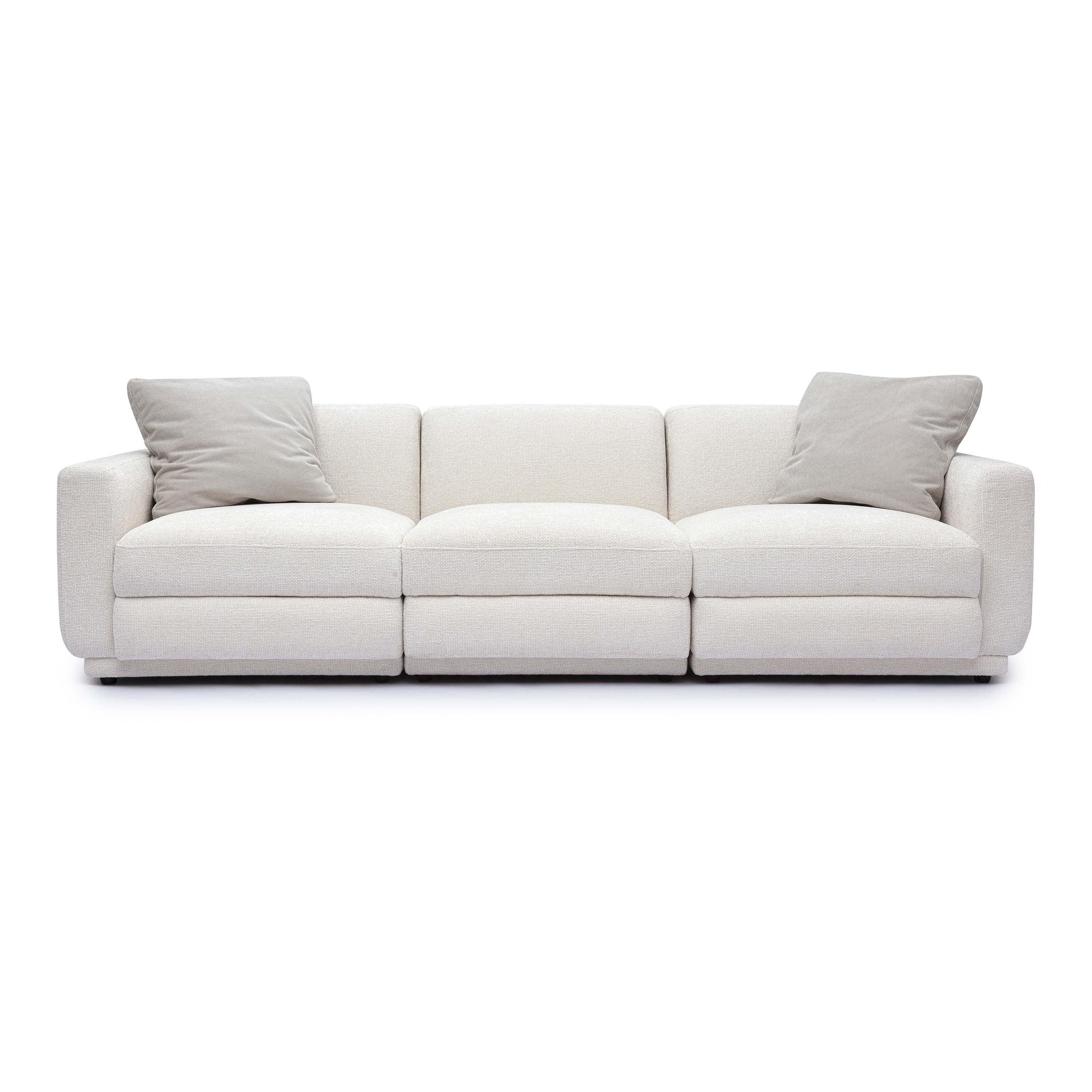 Perry Cream Chenille Modular Sofa - Image 3