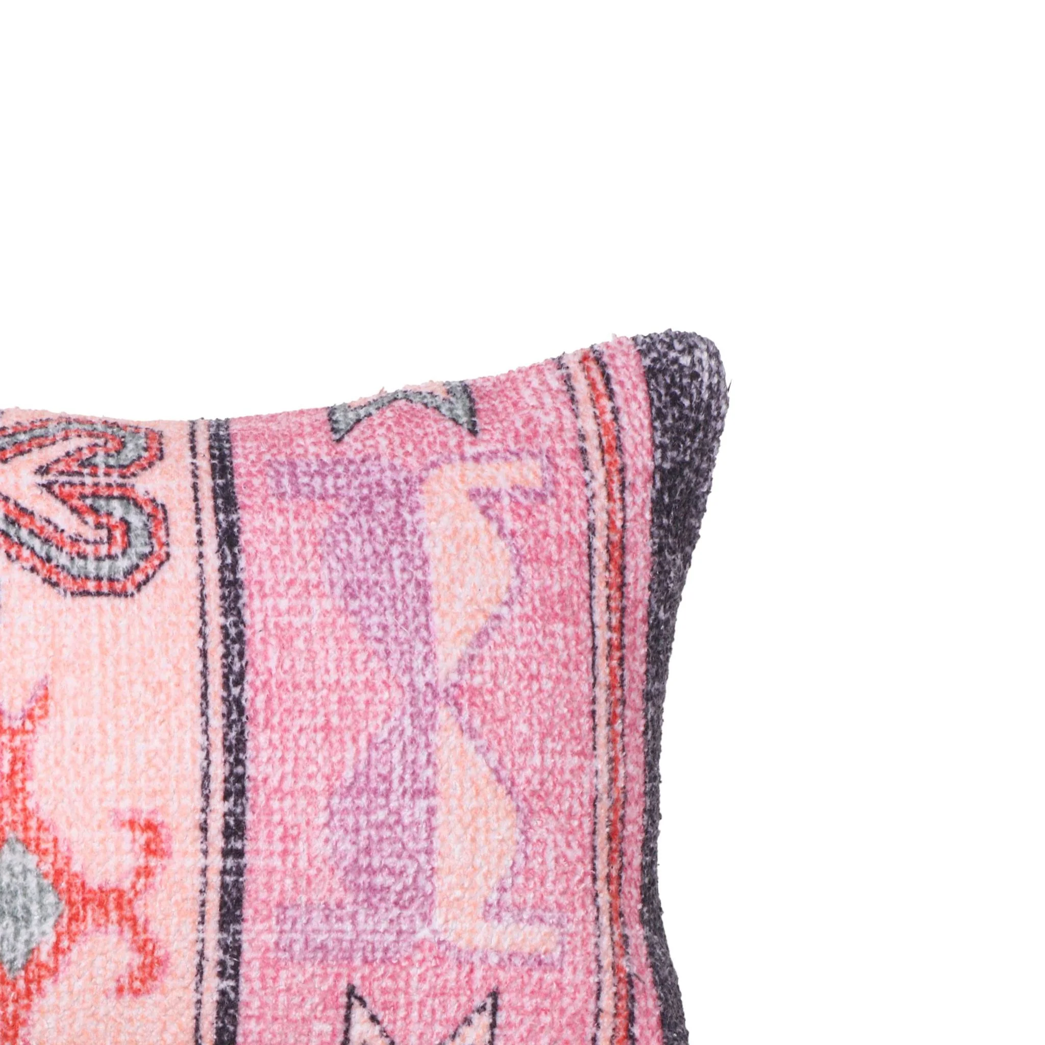 Persia Pink Cotton 27 x 10 inch Bolster Pillow - Image 4