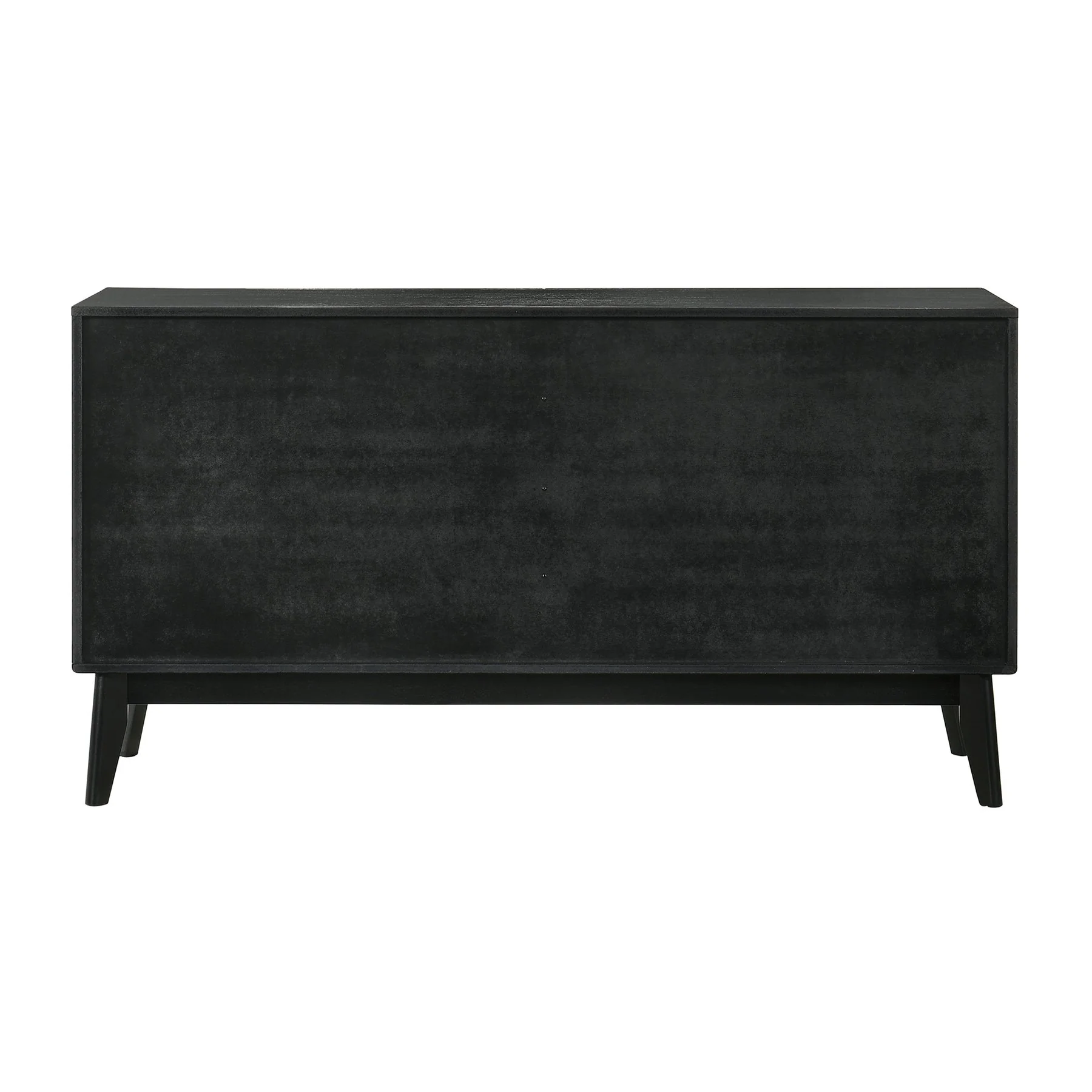 Petra 6 Drawer Wood Dresser in Black Finish - Image 5