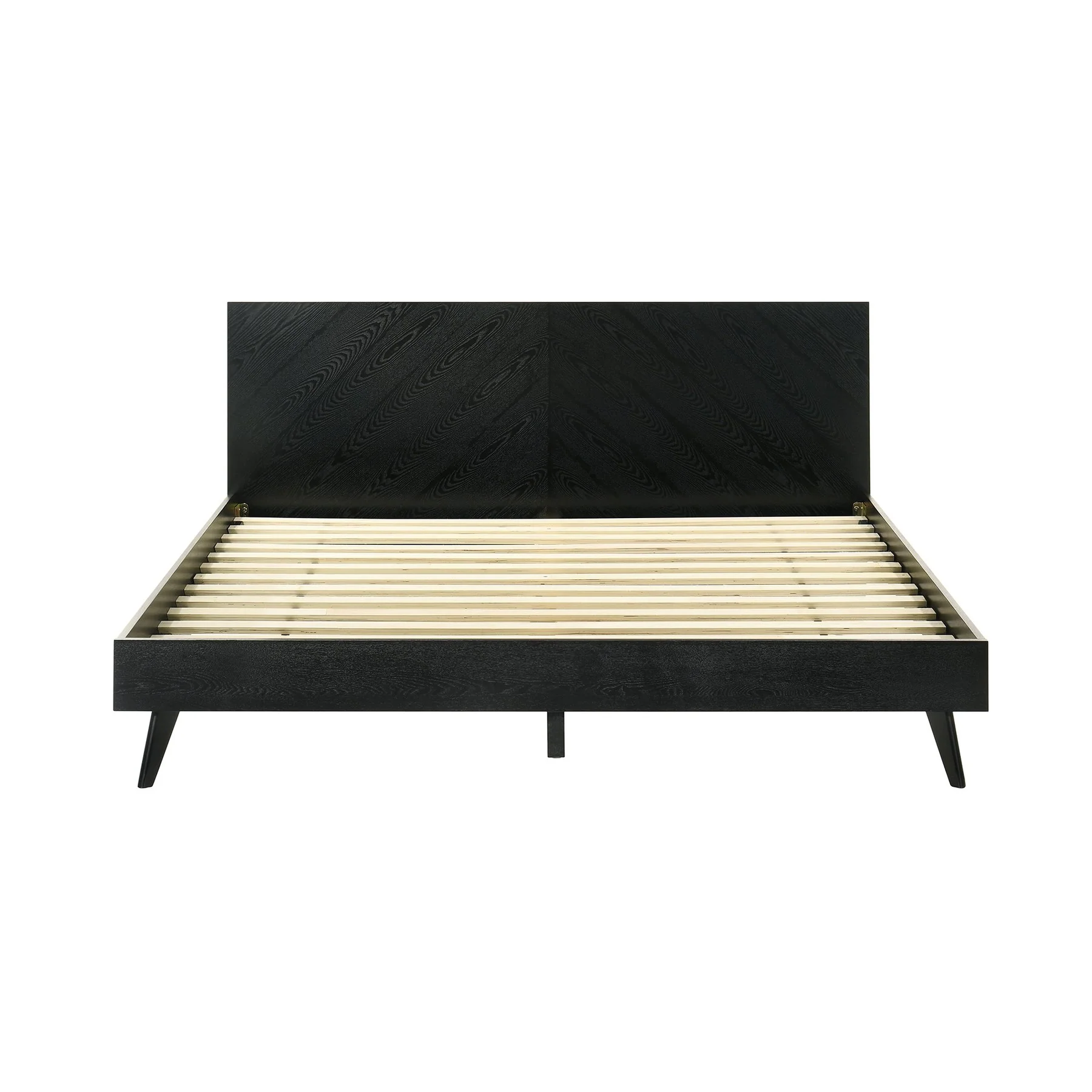 Petra King 3 Piece Wood Bedroom Set in Black Finish - Image 3