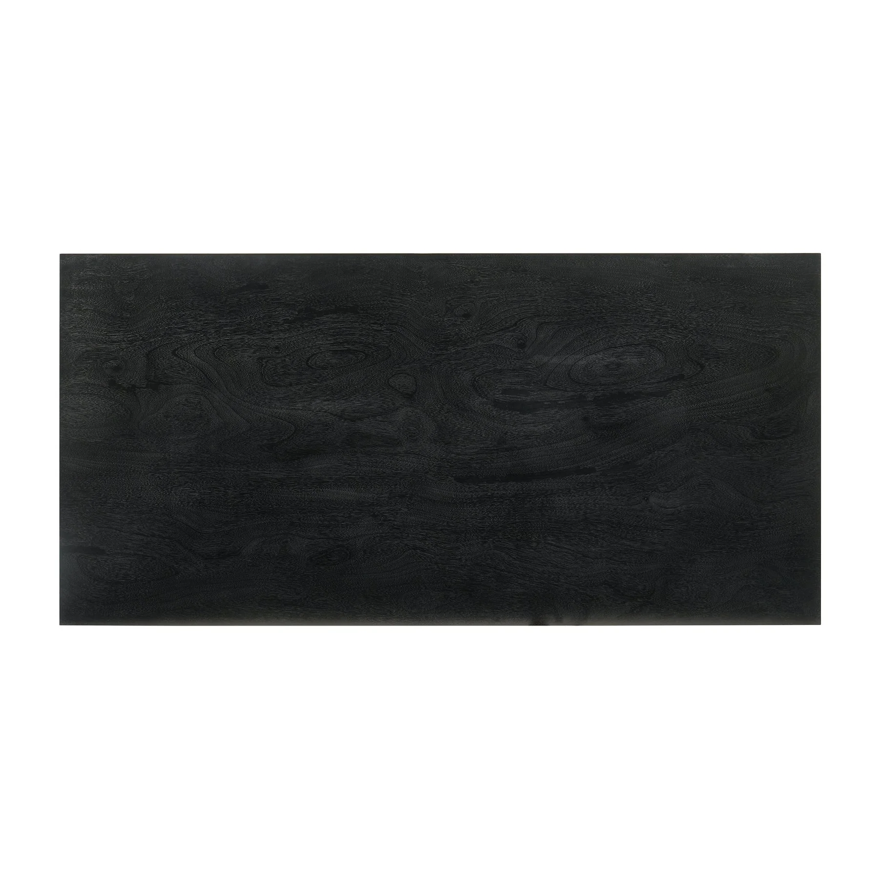 Petra King Platform Wood Bed Frame in Black Finish - Image 6
