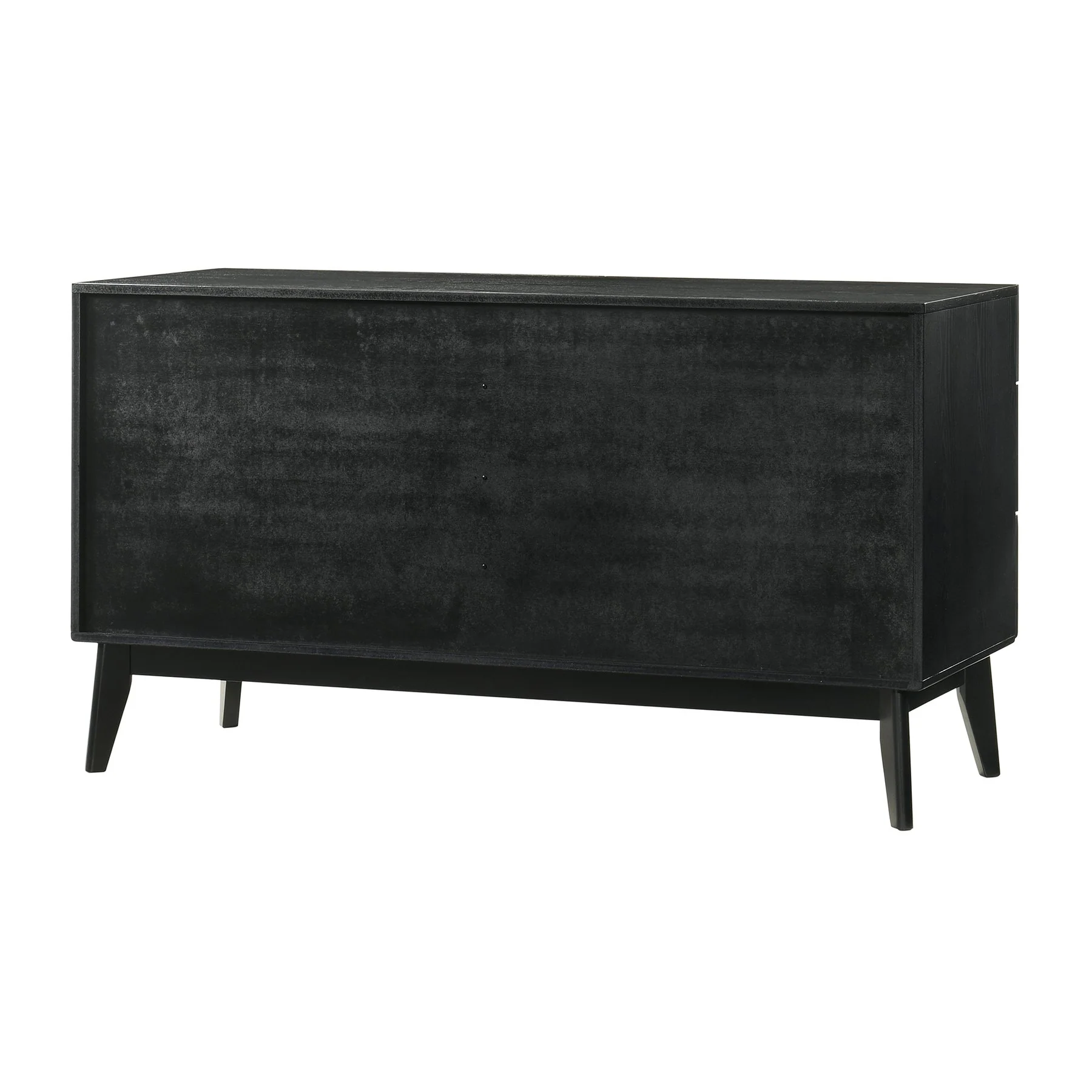 Petra Queen 4 Piece Wood Bedroom Set in Black Finish - Image 6