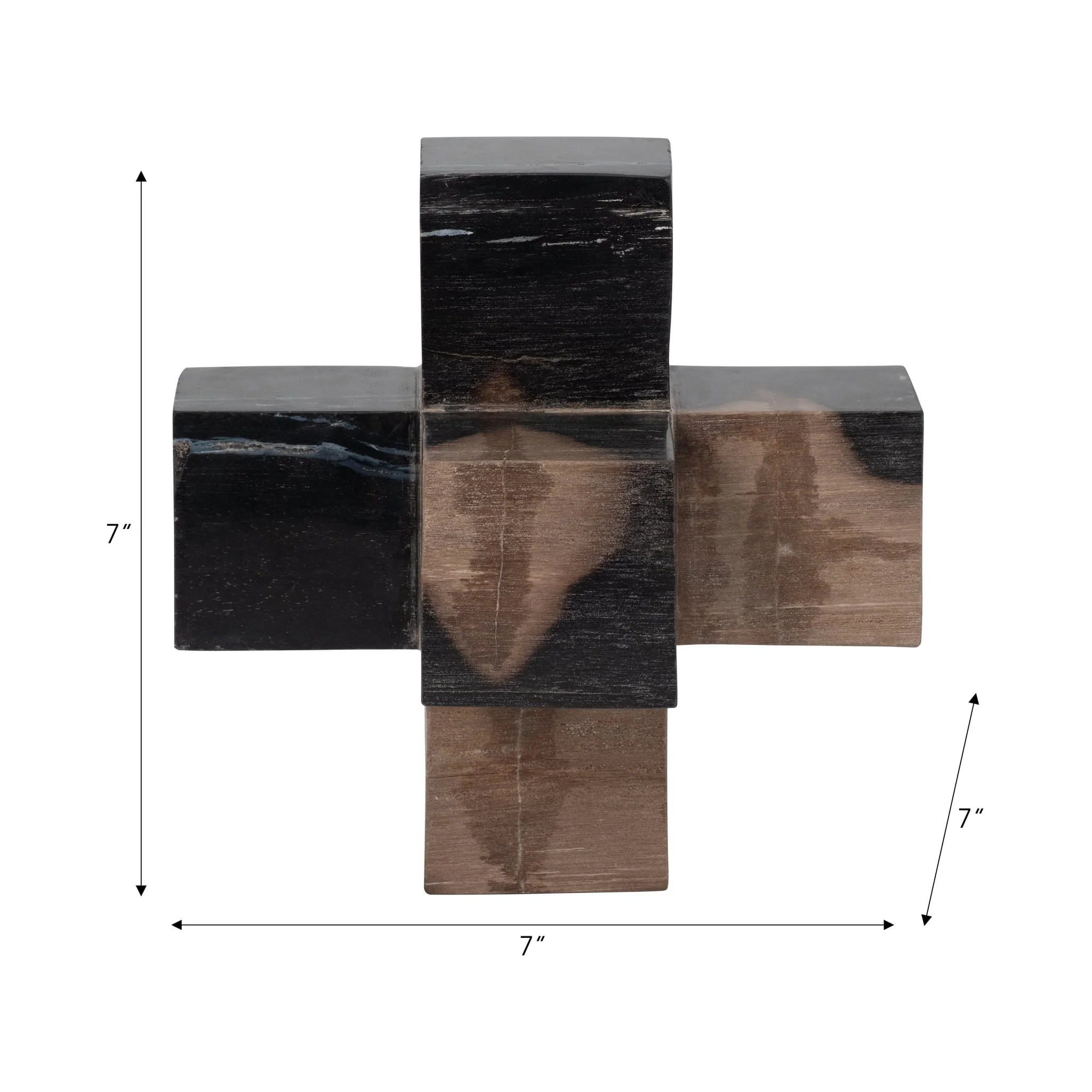 Petrified Wood, 7" Jack Deco, Multi - Image 8