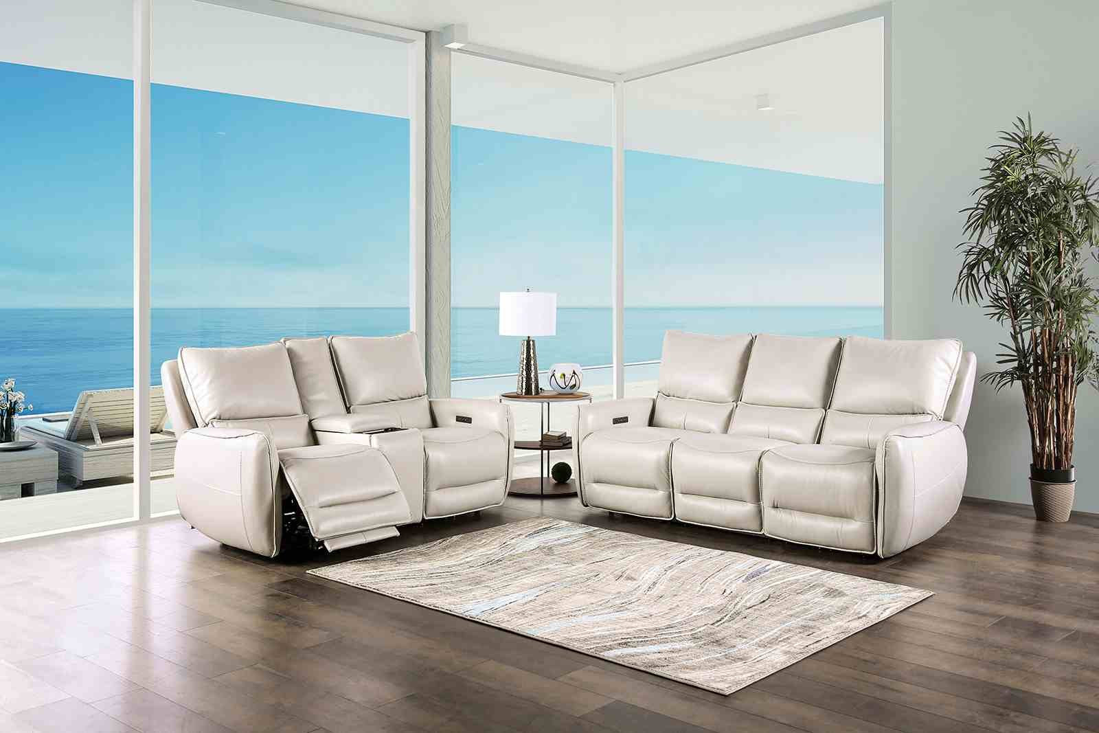 Phineas Power Sofa, Beige - Image 2