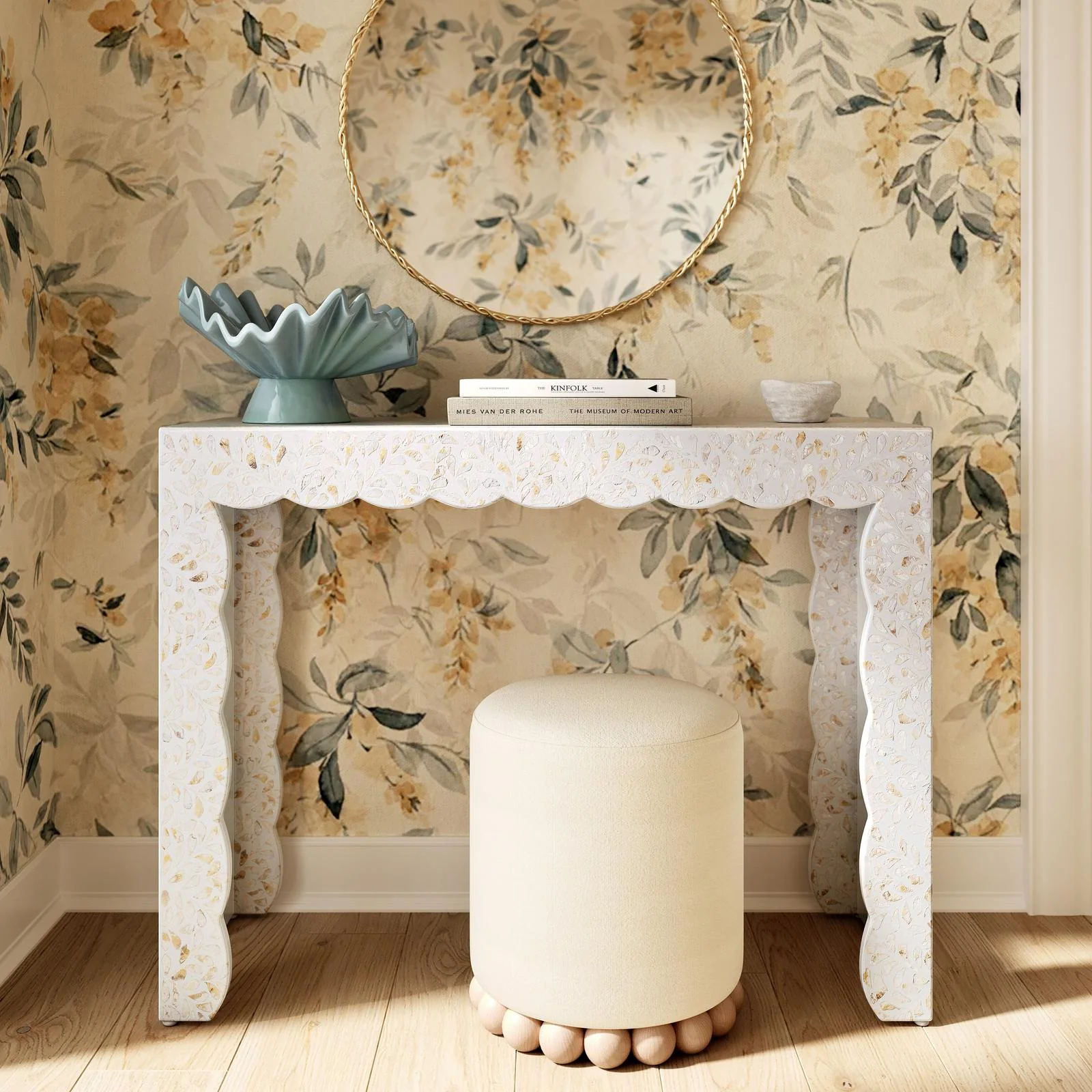 Piara Natural Capiz Shell Console - Image 2