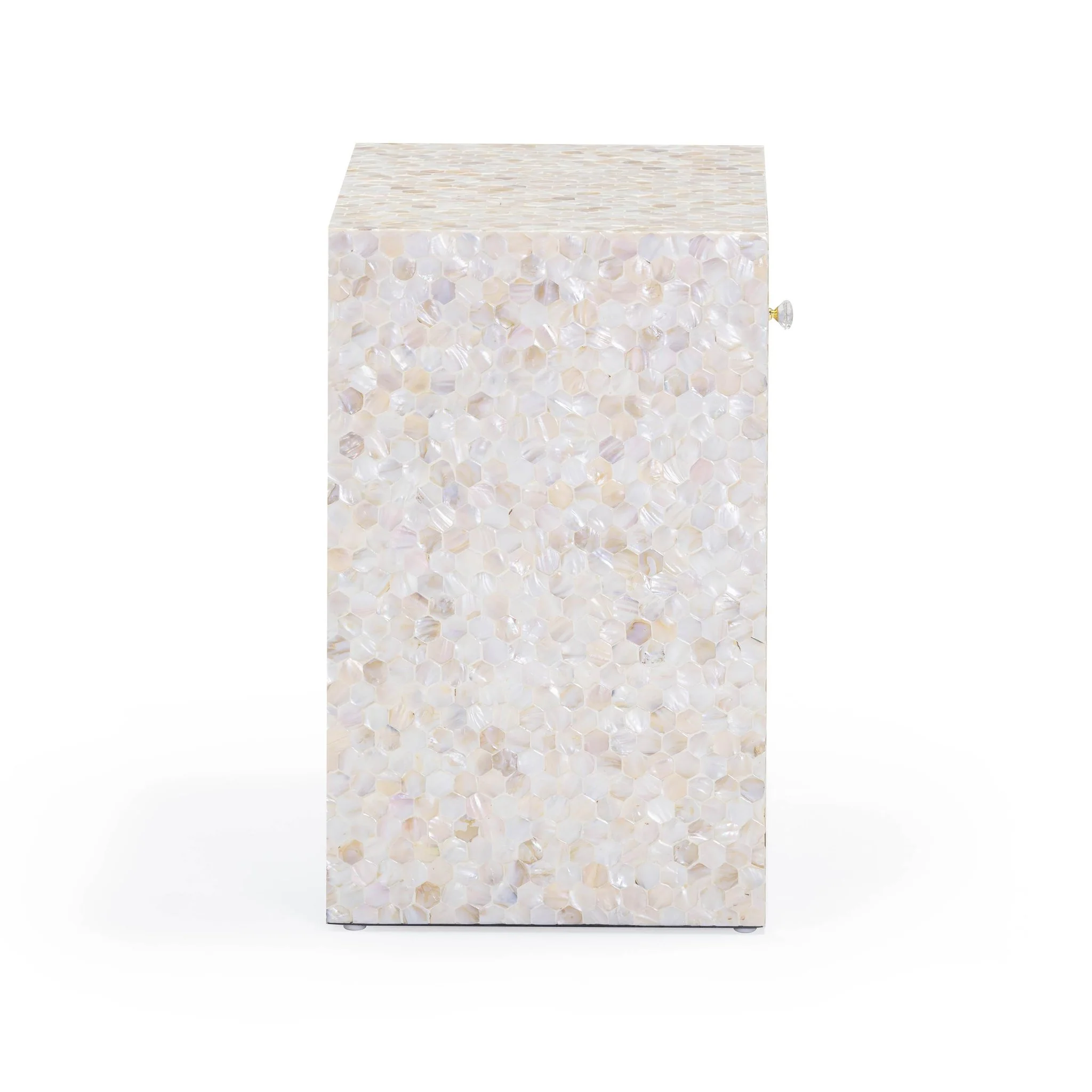 Piara Natural Mother of Pearl Inlaid Nightstand - Image 5