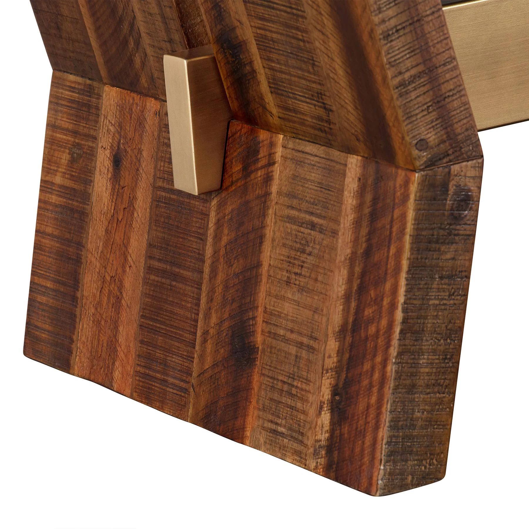 Picadilly Rectangle Coffee Table in Acacia Wood and Concrete - Image 5