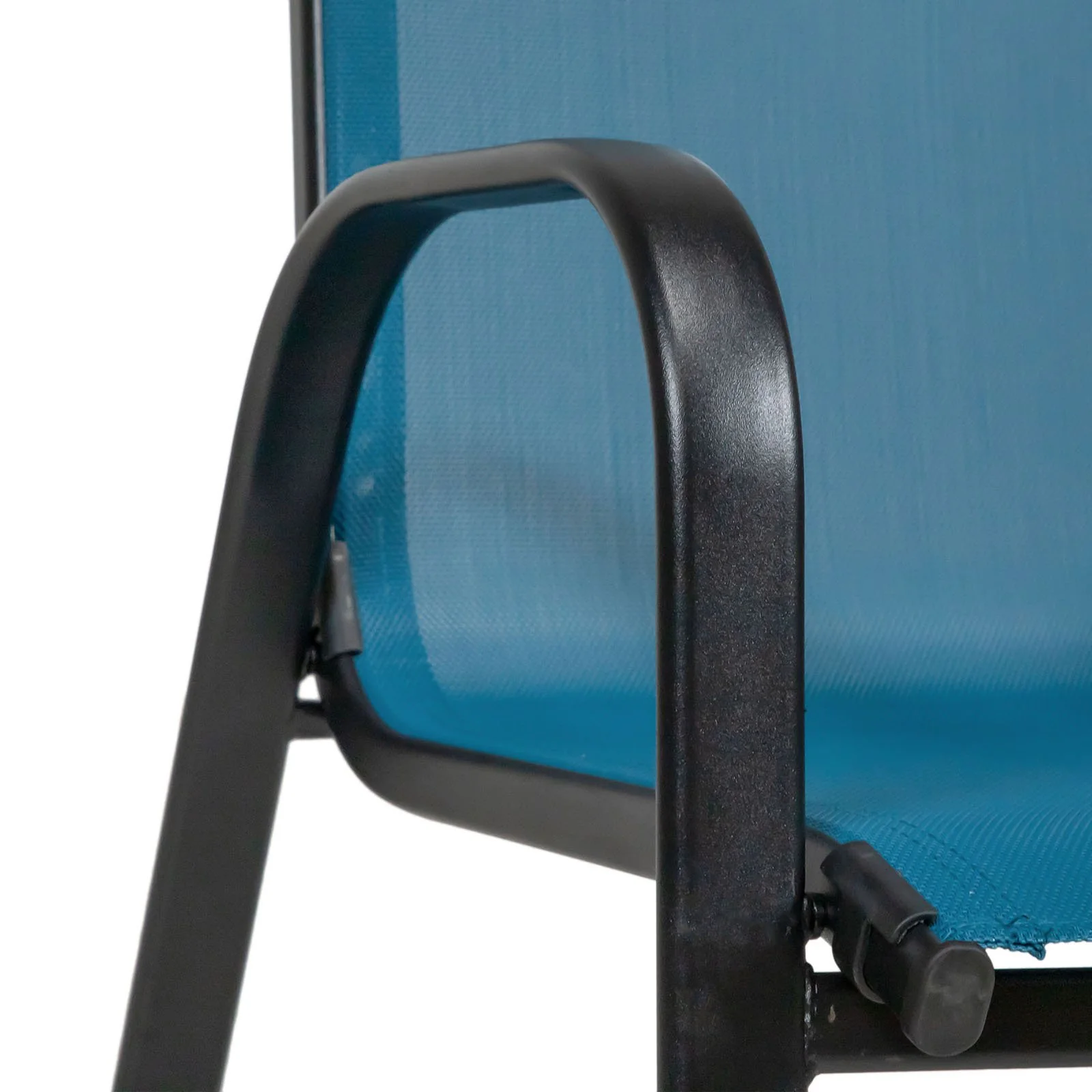 Pierro Stacking Chair (4/Stack), Blue - Image 3