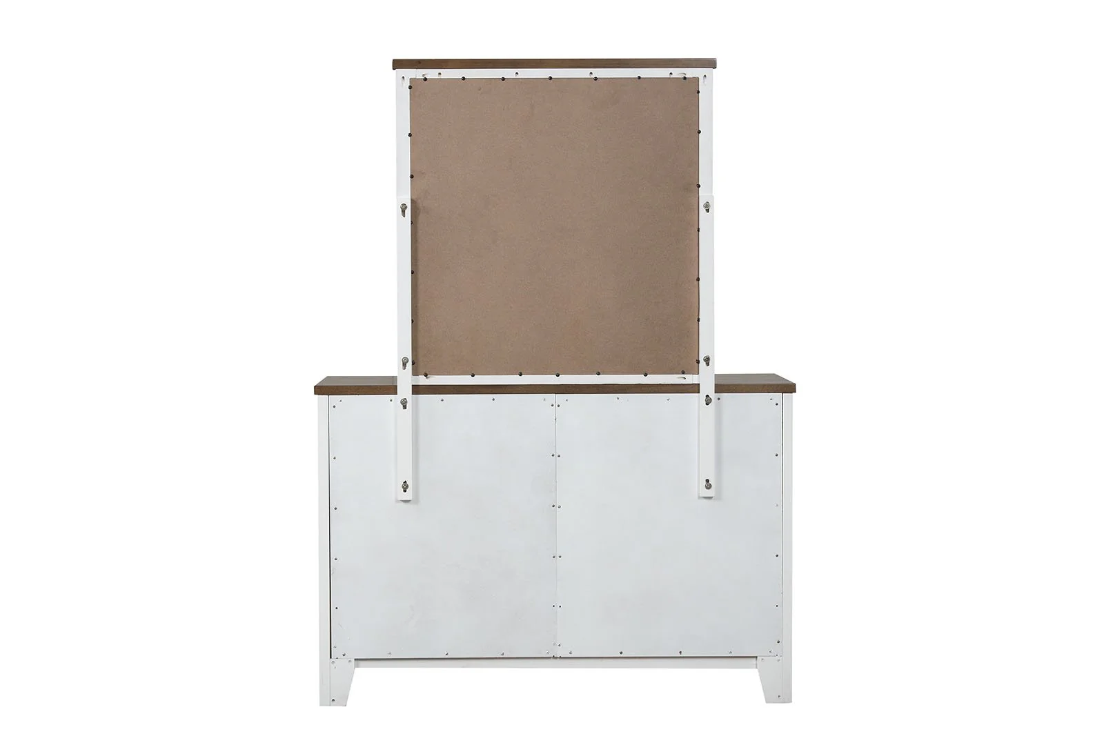 Pinetop Dresser, White/Dark Brown - Image 6