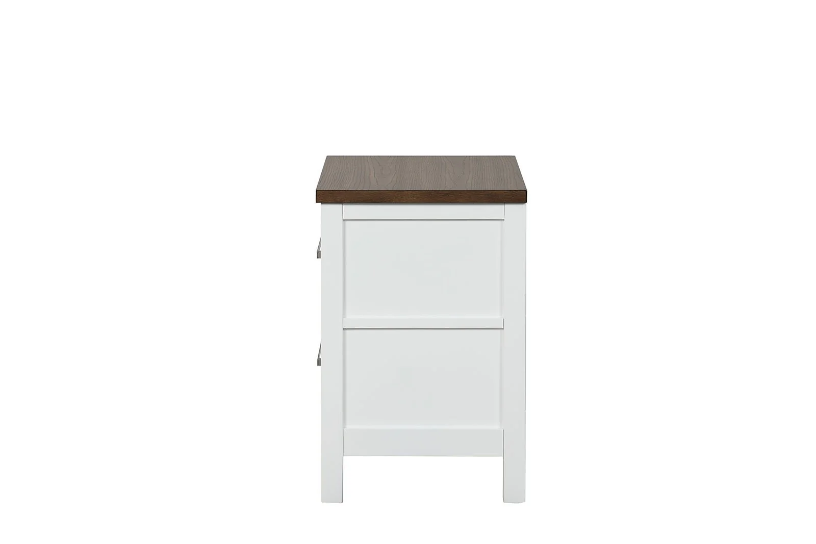 Pinetop Nightstand, White/Dark Brown - Image 7