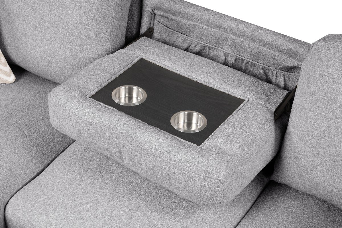Pinto Sectional Gray - Image 3