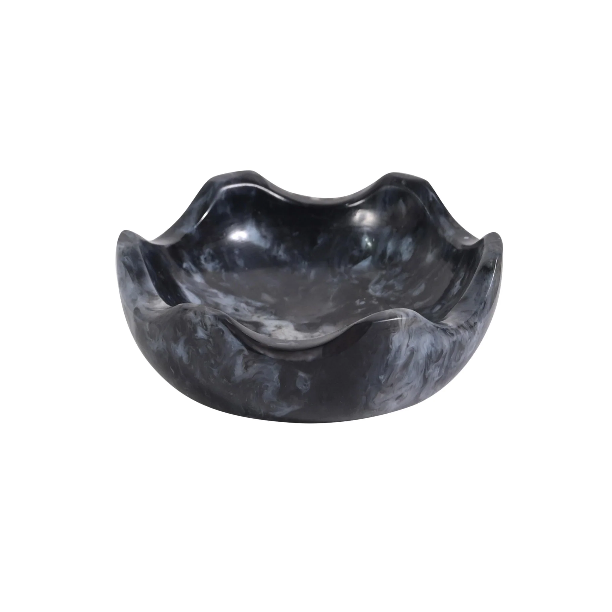 Platform Black Swirl Resin Kiddush Cup - Image 5