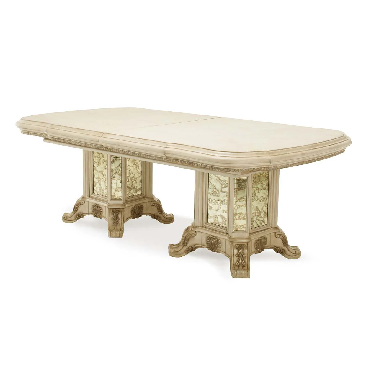 Platine de Royale Rectangular Dining Table - Champagne - Image 8