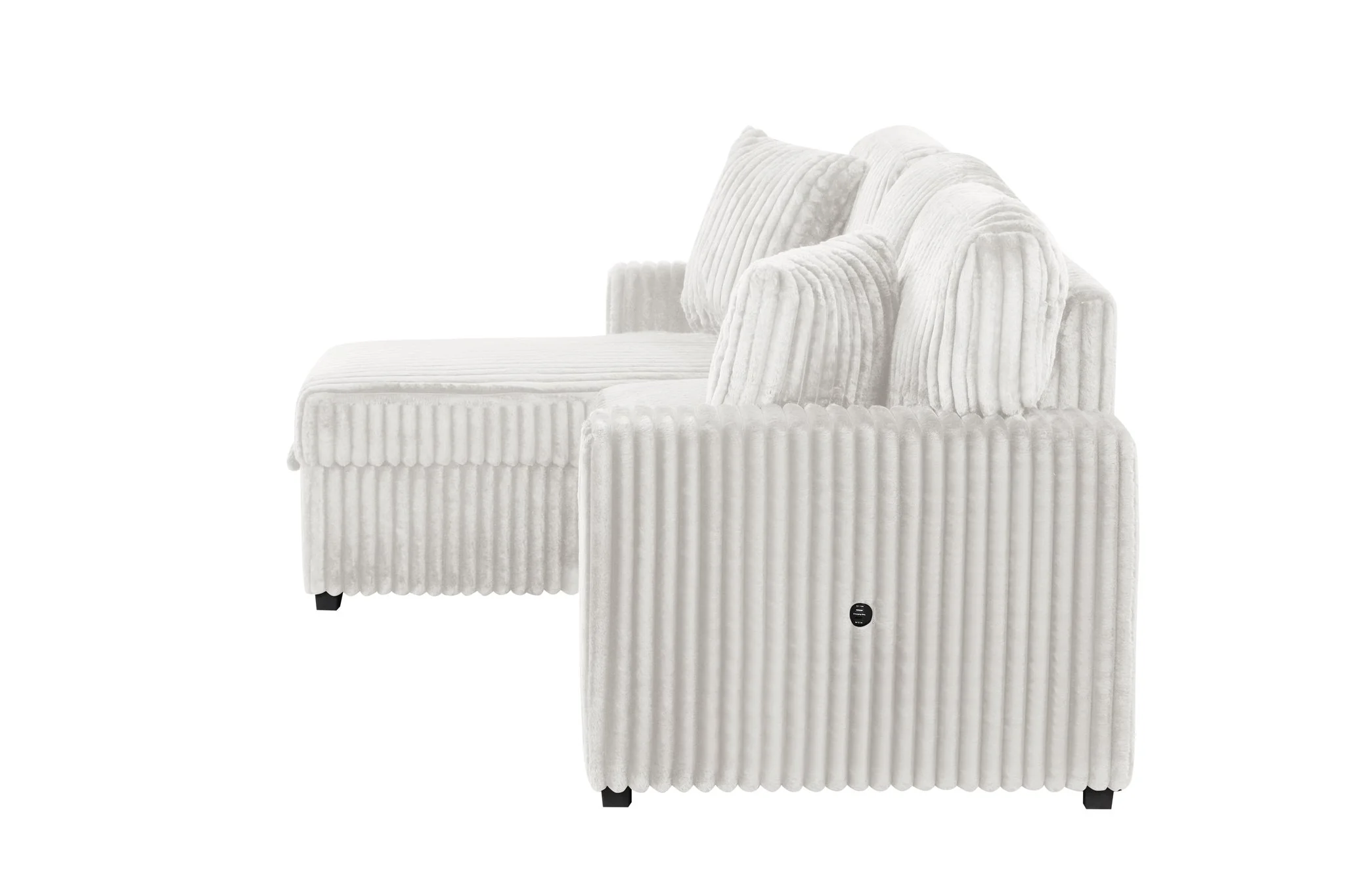 Plush Sectional Cream - Image 5