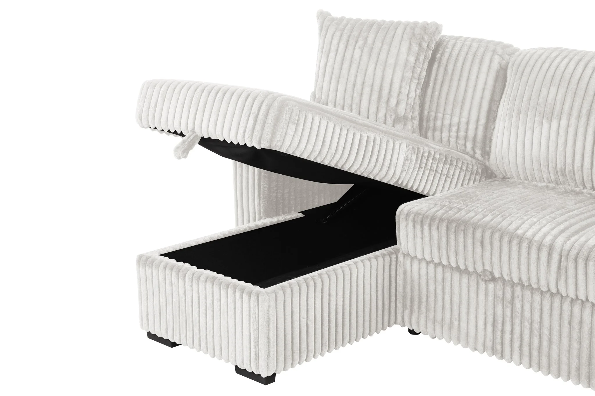 Plush Sectional Cream - Image 8