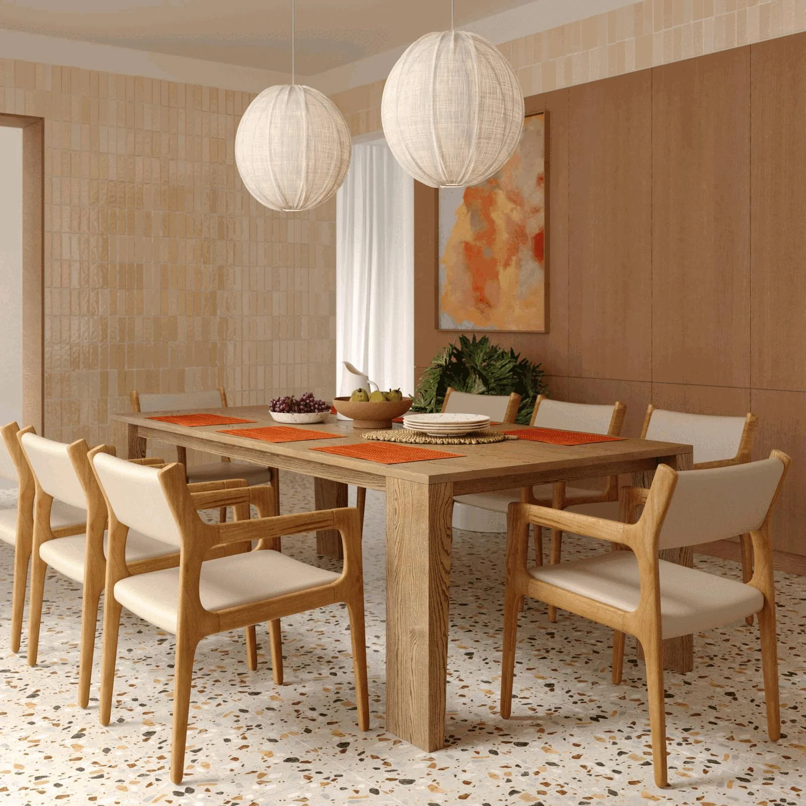 Polly Natural Ash Extendable Rectangular Dining Table - Image 10