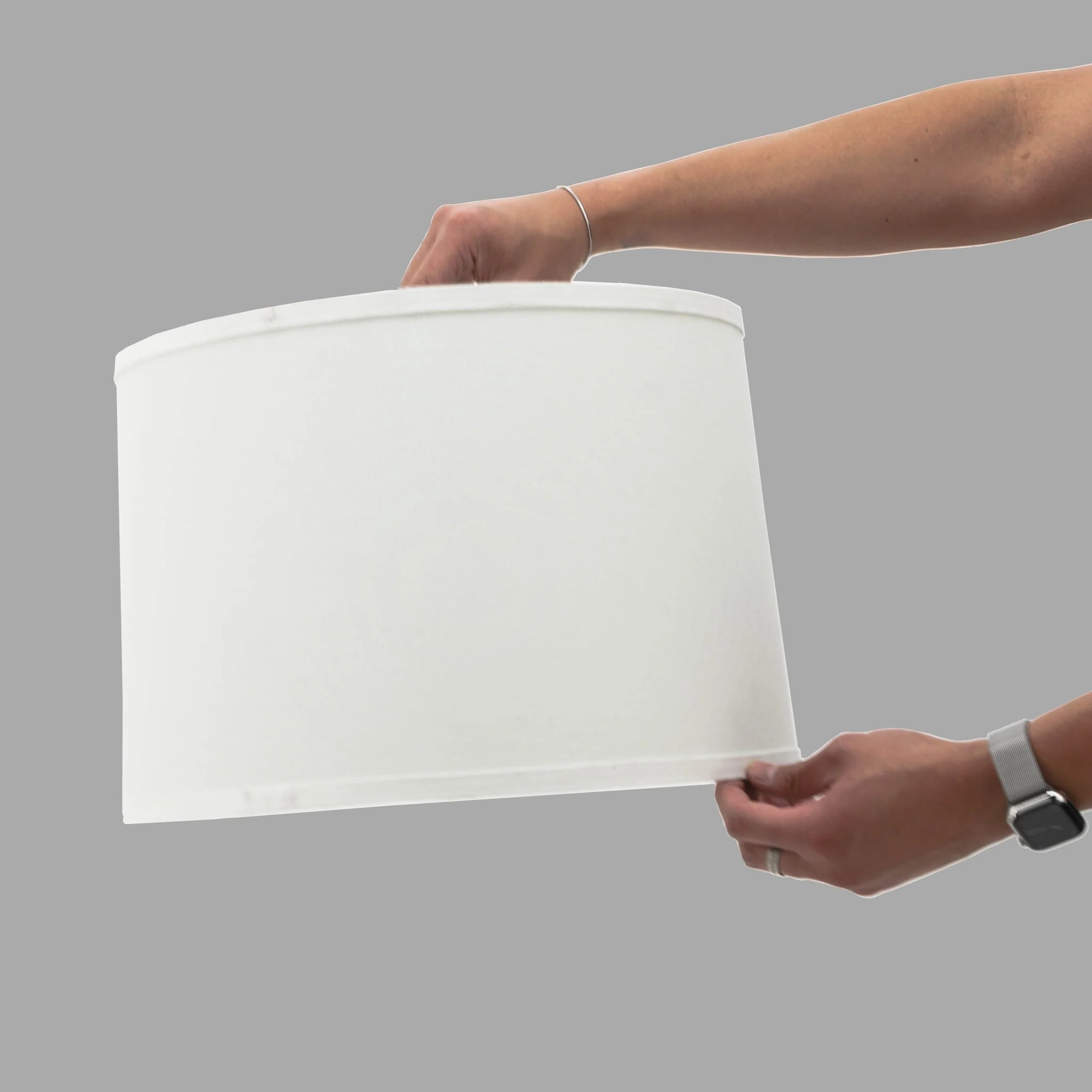 Polylinen, 15x16x11" Lamp Shade, White Kd - Image 6