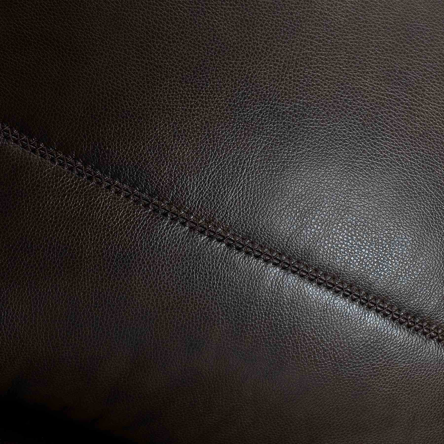 Pompeii 87" Dark Brown Leather Sofa - Image 7