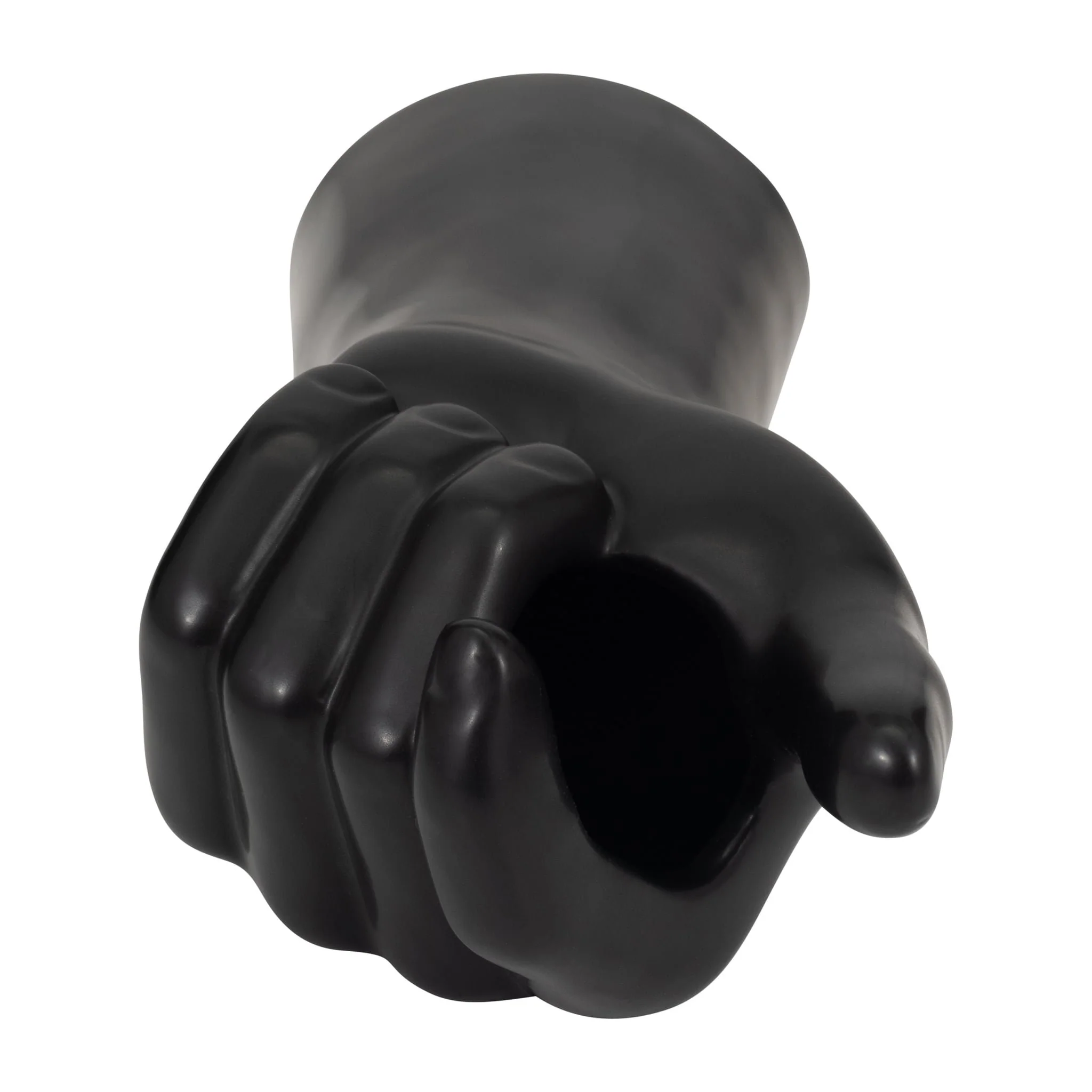 Porcelain, 9" Hand Vase, Black - Image 7