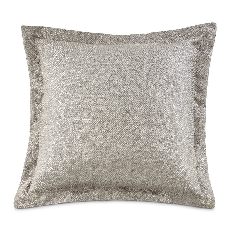 Port Orleans 26" Euro Sham - Grey - Image 3