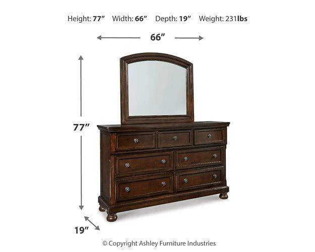 Porter Dresser and Mirror - Image 15
