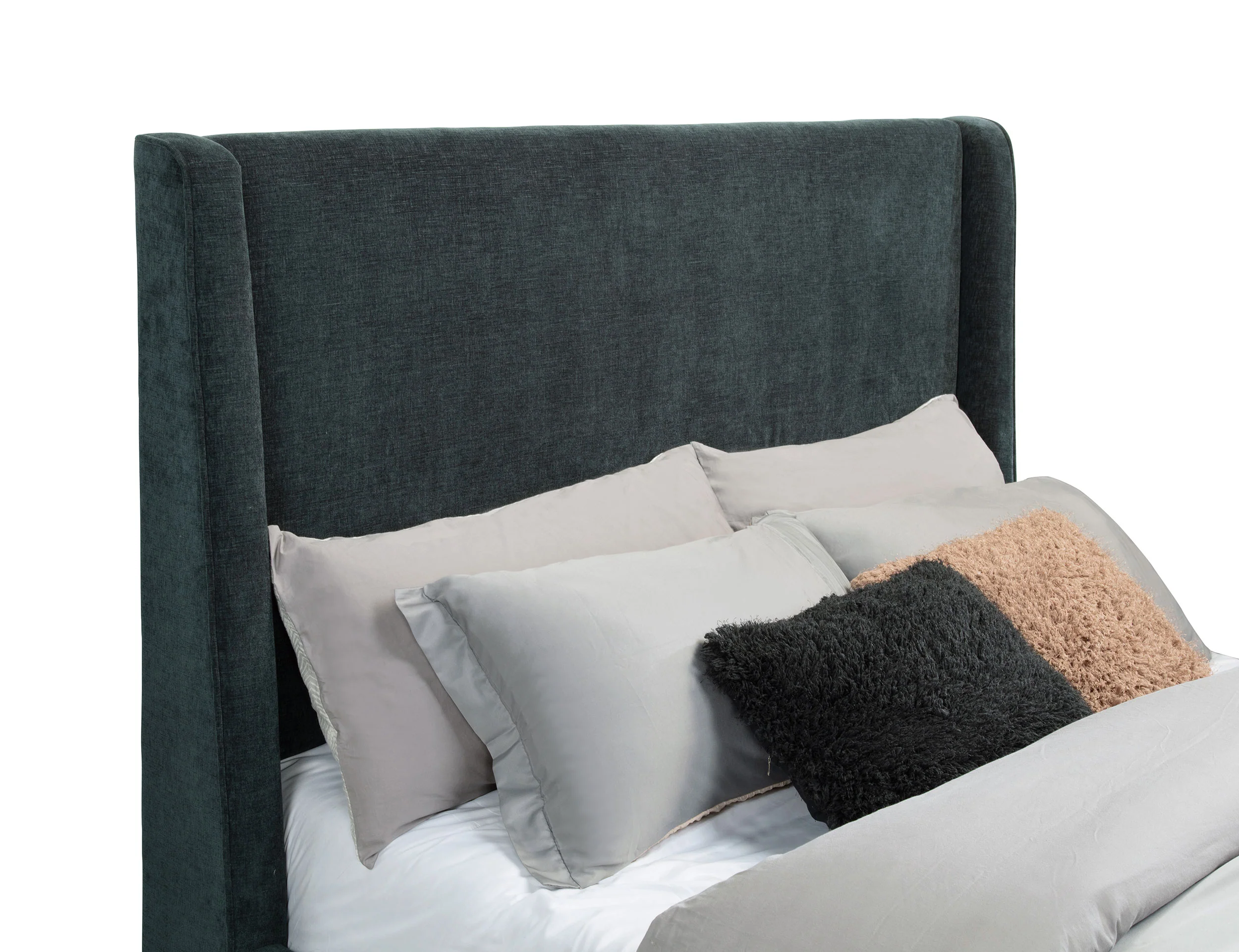 Preston Wingback Bed with Flame Visualizer and Bluetooth Speaker - Image 7