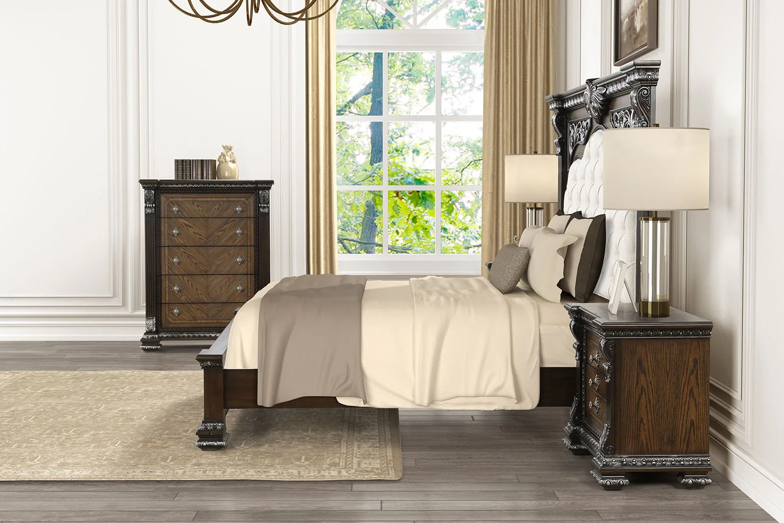 Promenade 5 Pc. Queen Bedroom Set w/ 2NS - Image 3