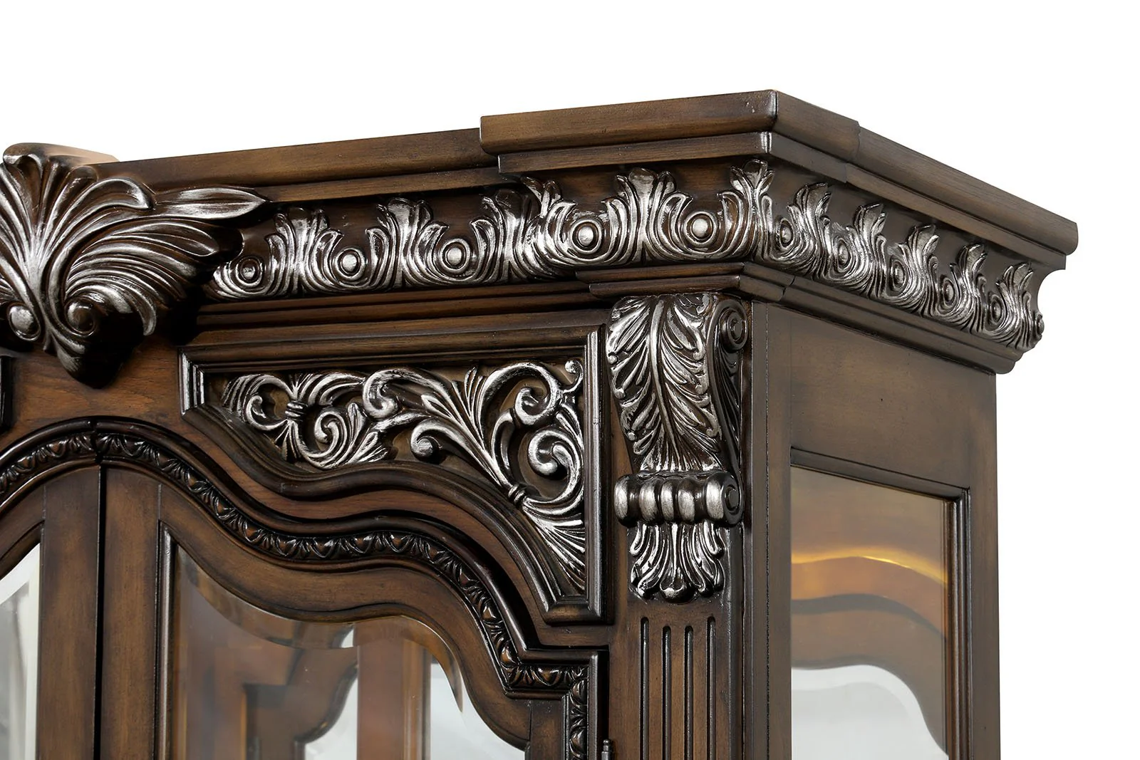 Promenade Curio Cabinet, Dark Brown - Image 4