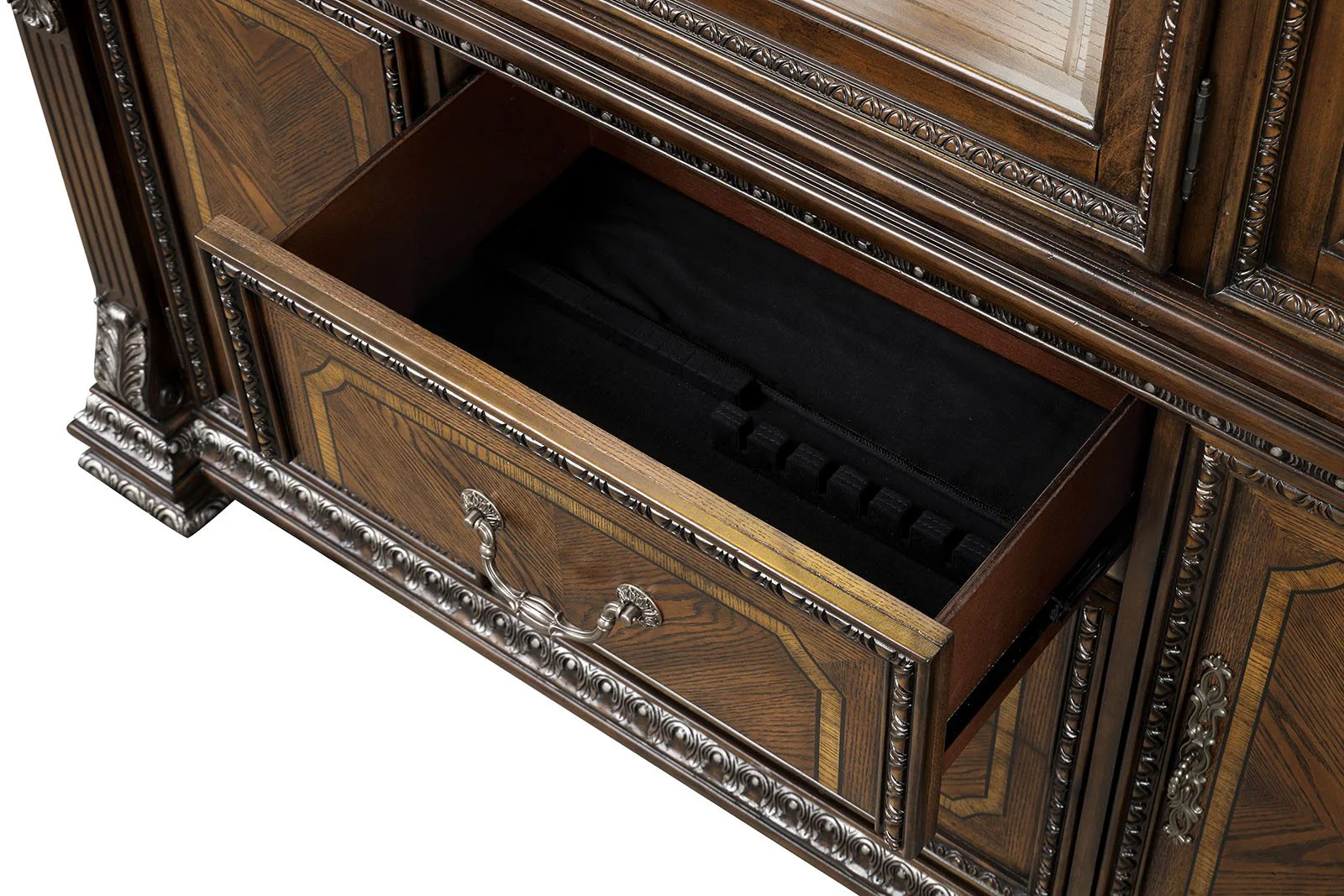 Promenade Hutch And Buffet, Dark Brown - Image 5