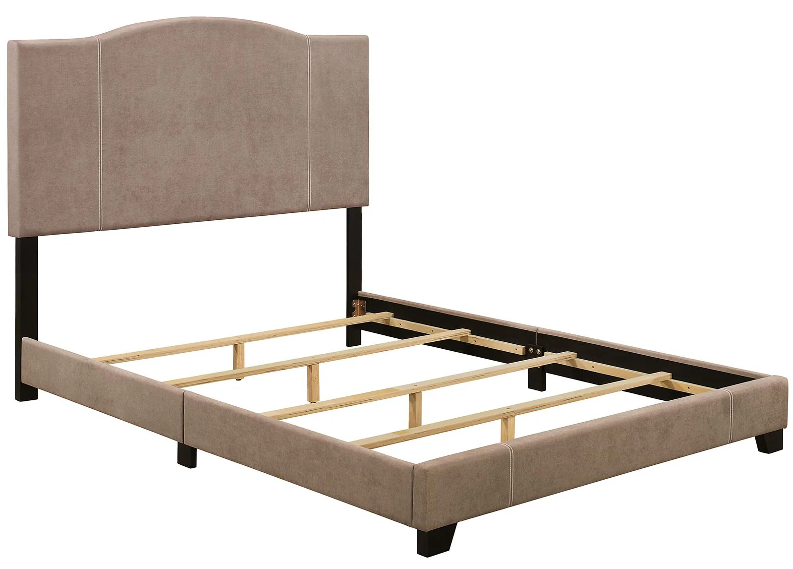 Pulaski ACH All-In-One Queen Channeled Bed in White - Image 3
