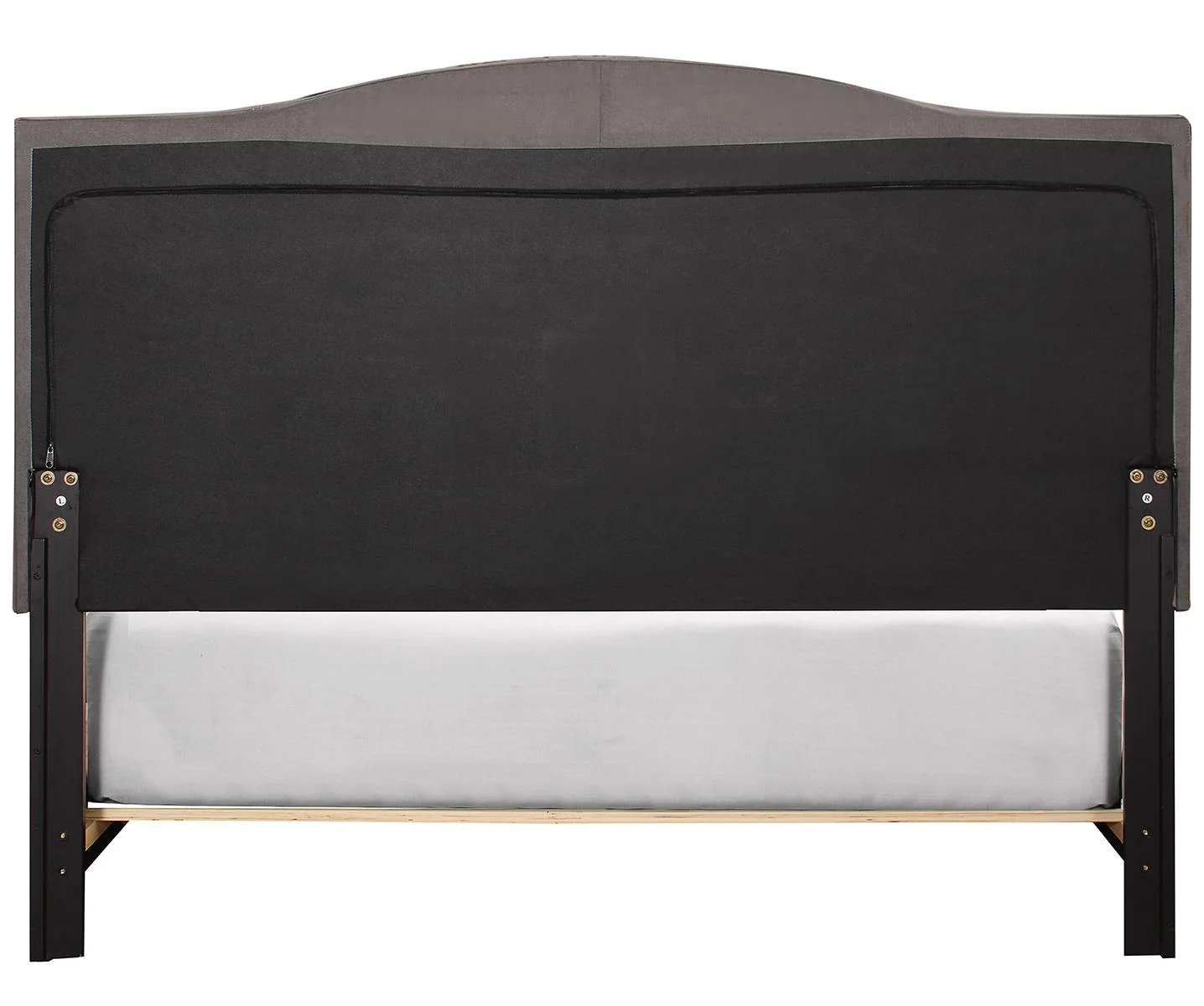 Pulaski ACH All-In-One Queen Modified Camel Back Upholstered Bed in Grey - Image 5
