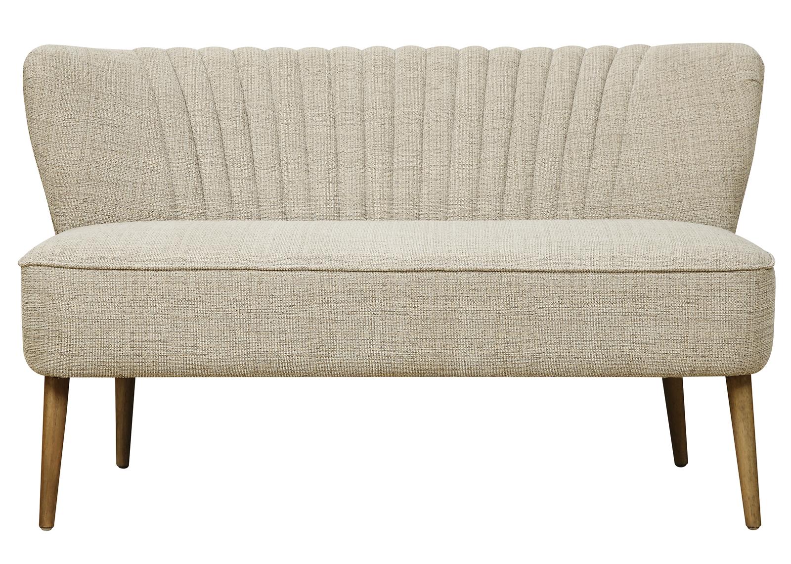 Pulaski ACH Vertically Channeled Settee in White - Image 2