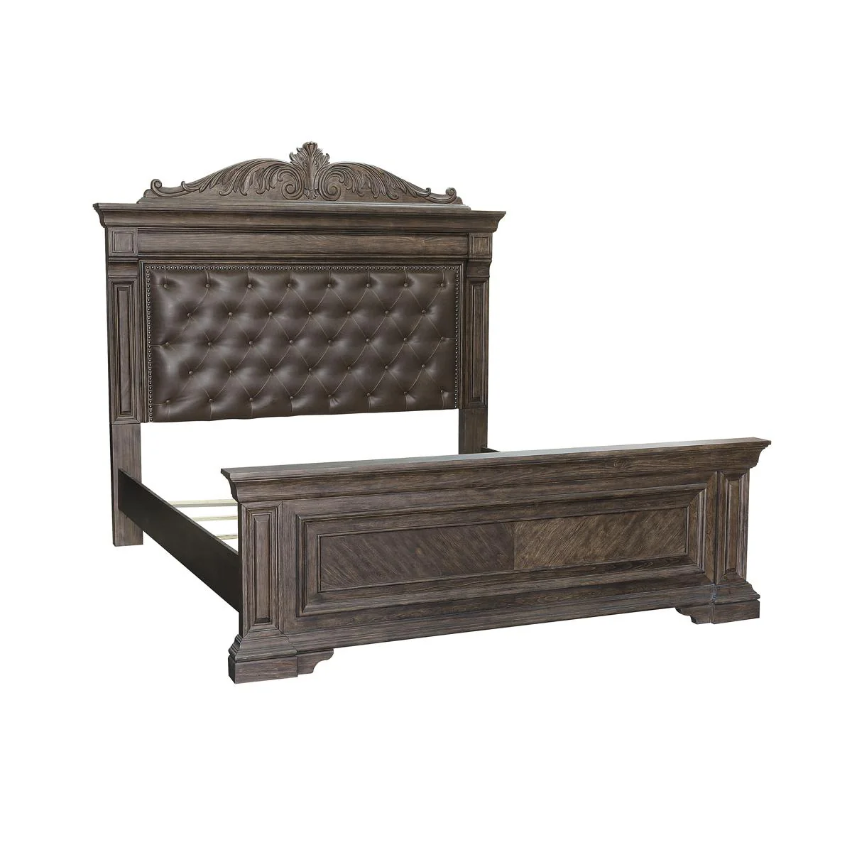 Pulaski Bedford Heights King Panel Bed in Estate Brown - Image 2