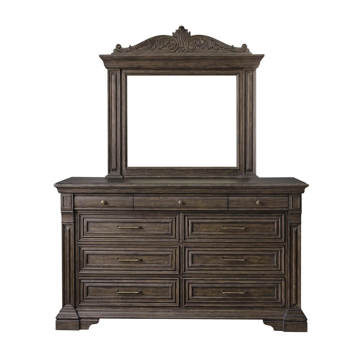 Pulaski Bedford Heights Mirror in Estate Brown - Image 2