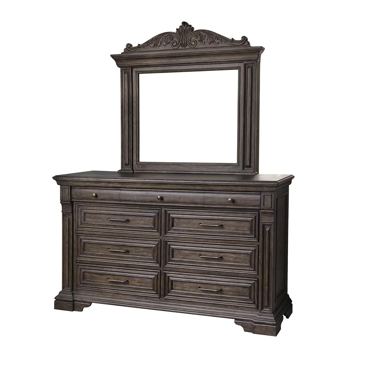 Pulaski Bedford Heights Mirror in Estate Brown - Image 4