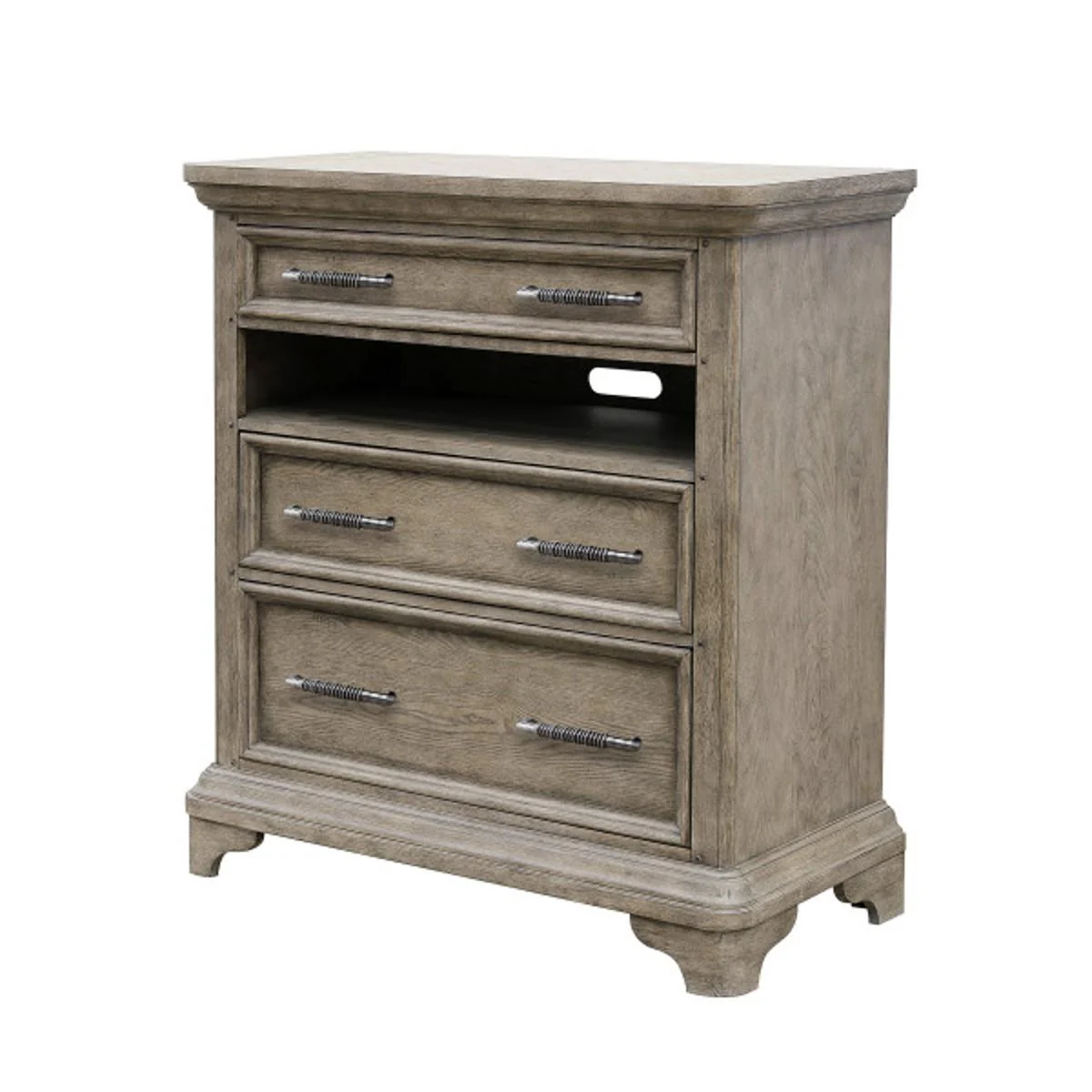 Pulaski Bristol Drawer Media Chest in Elm Brown - Image 3